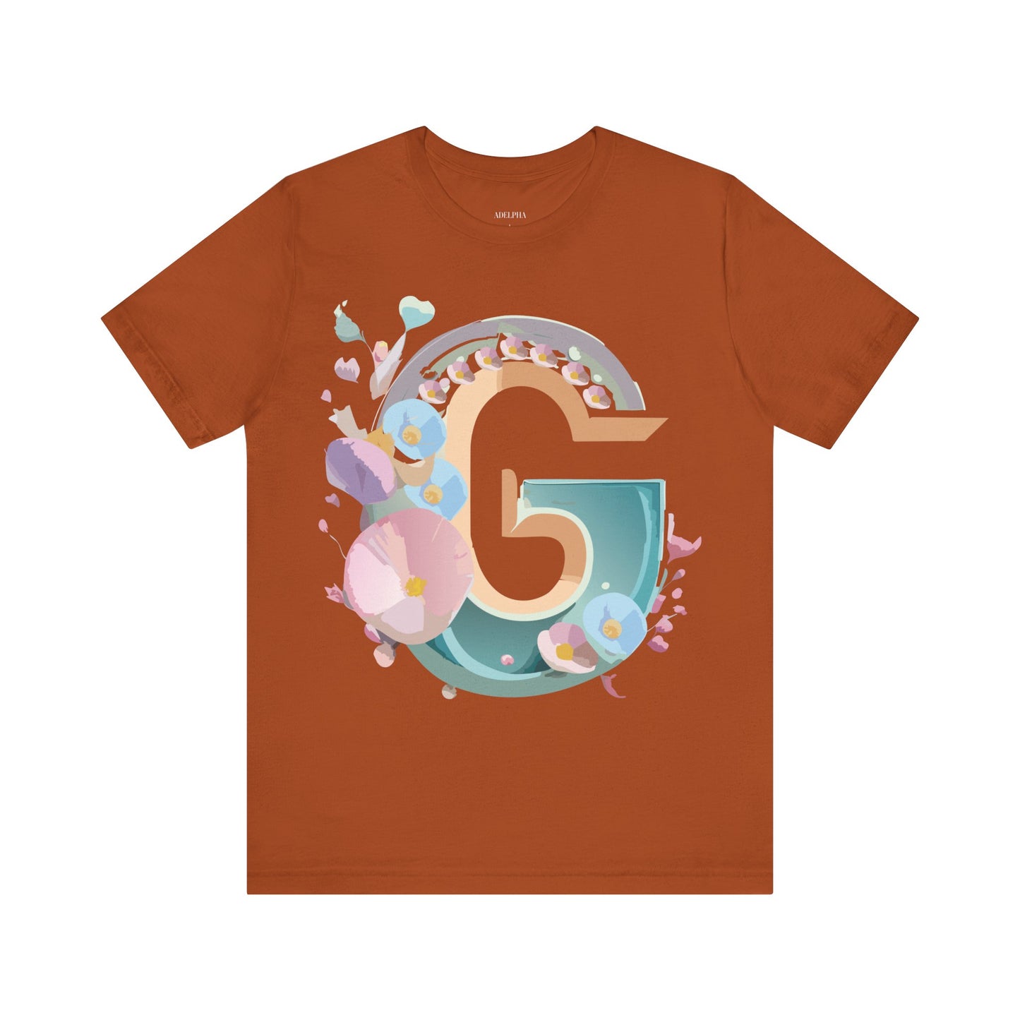Natural Cotton Tee Shirt - Letters Collection - G Printify