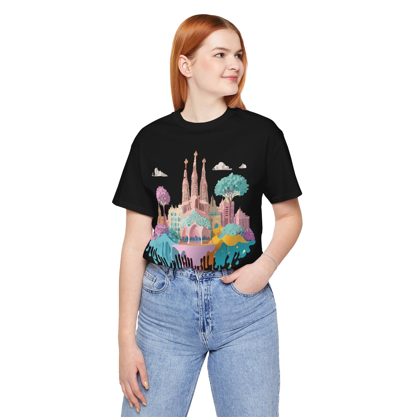 Tourist Shirt, Shirt with Barcelona - ADELPHA