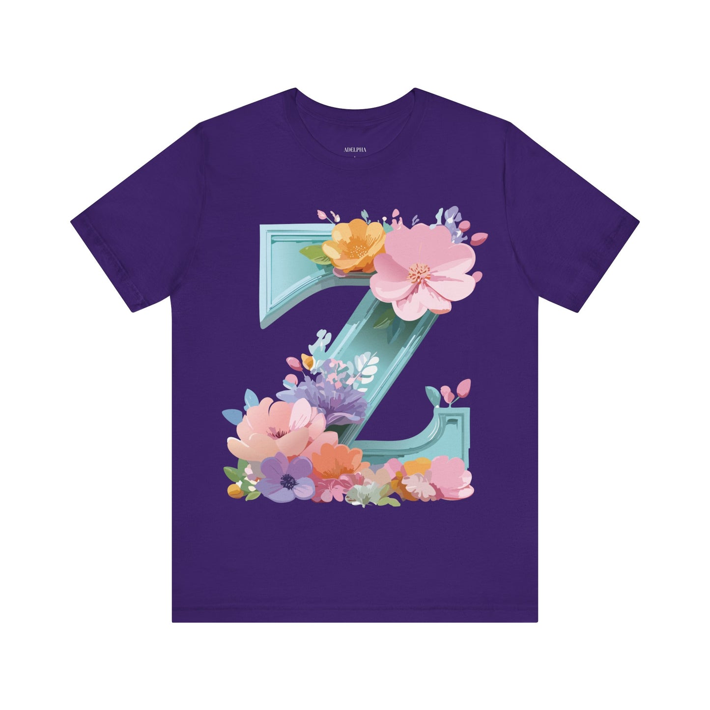 Natural Cotton Tee Shirt - Letters Collection - Z Printify