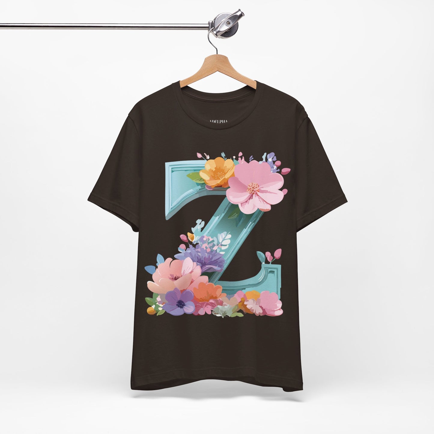 Natural Cotton Tee Shirt - Letters Collection - Z Printify