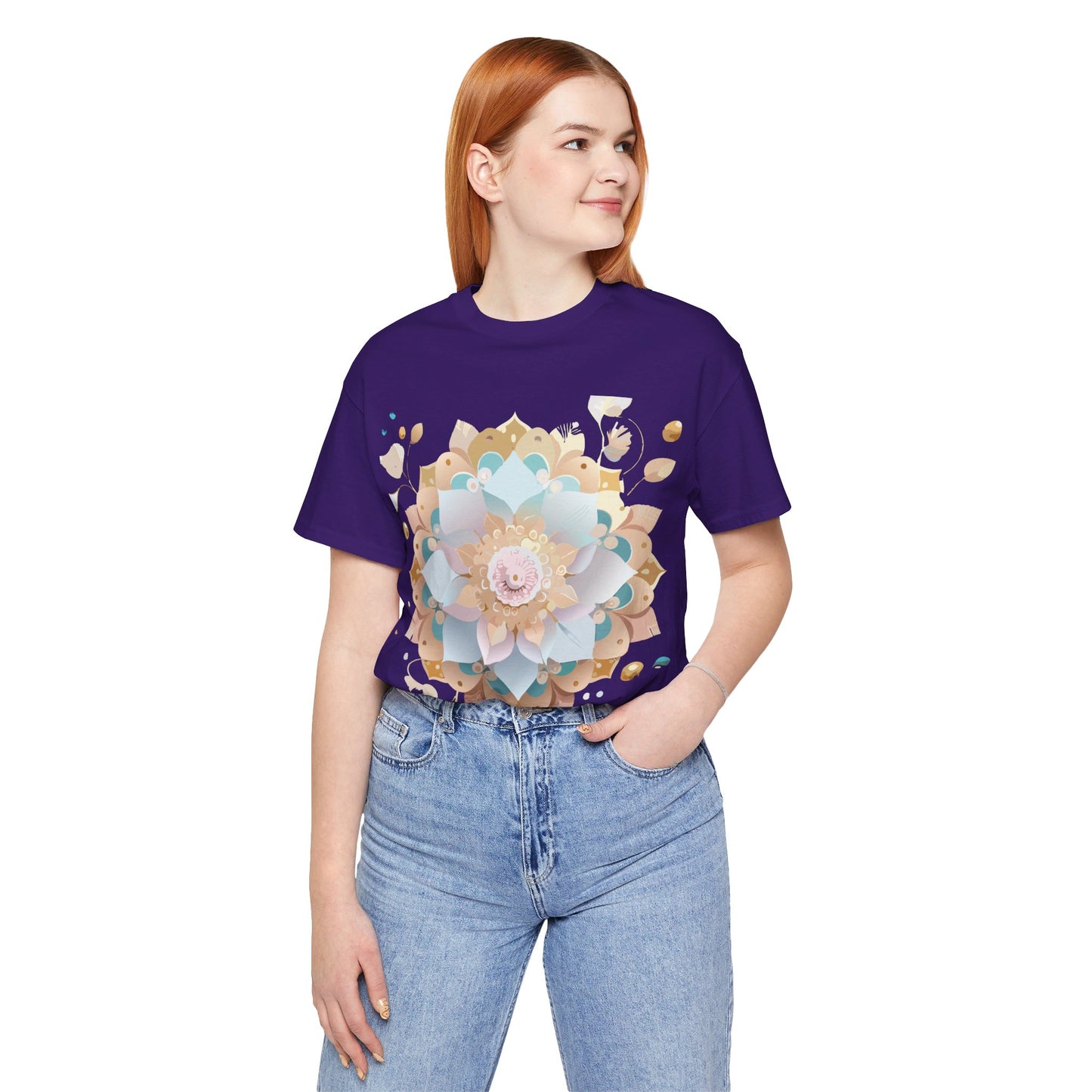 Natural Cotton Tee Shirt - Medallion Collection Printify