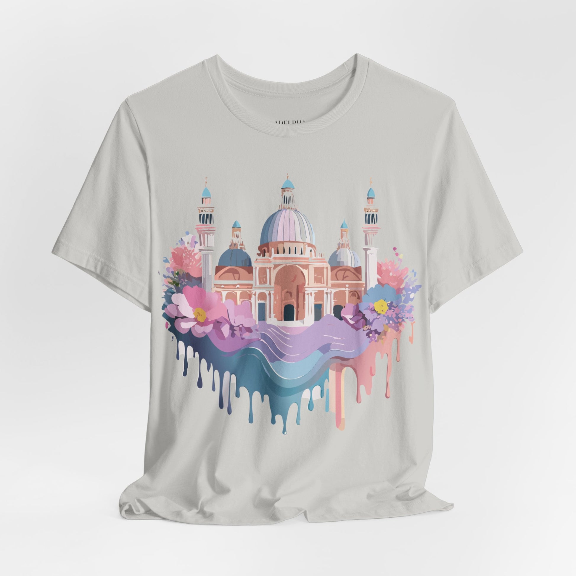 Natural Cotton Tee Shirt - Beautiful Places Collection - Venice Printify