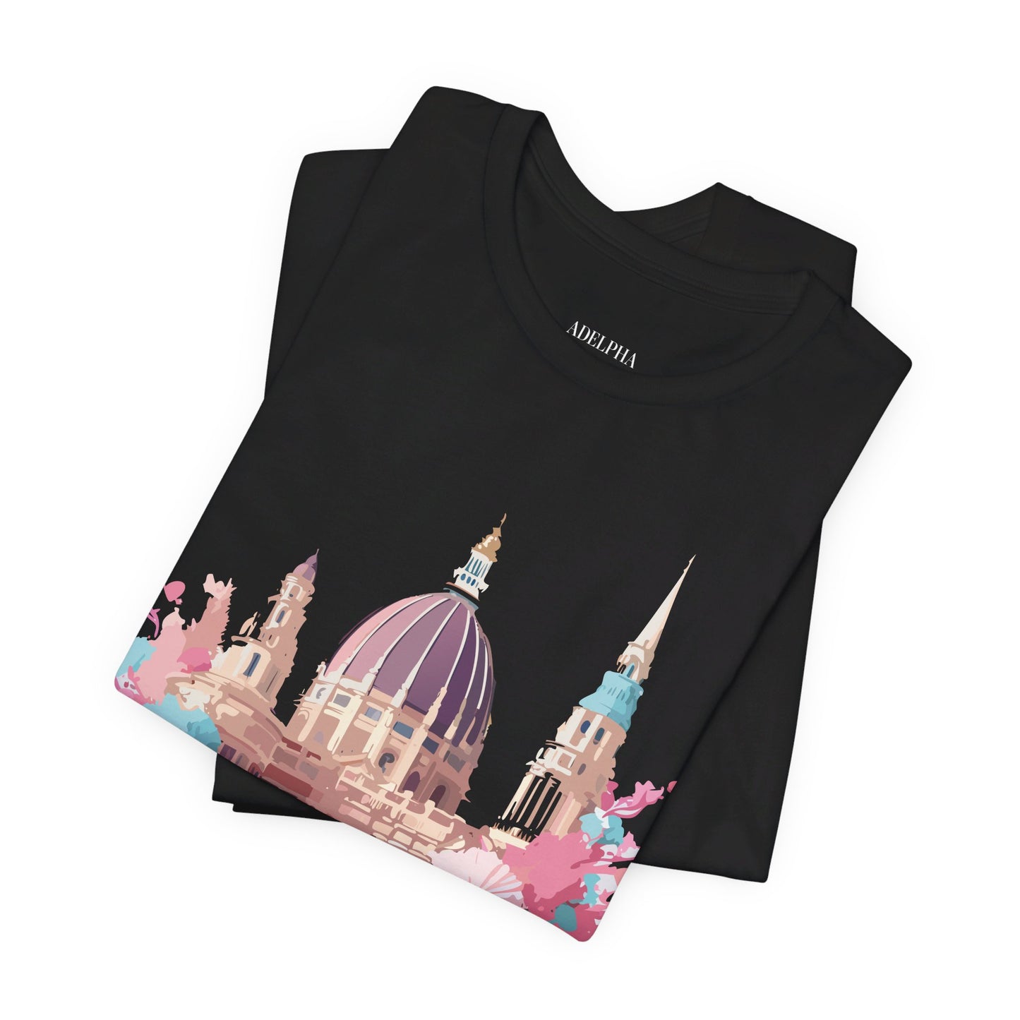 Natural Cotton Tee Shirt - Beautiful Places Collection - Vienna Printify