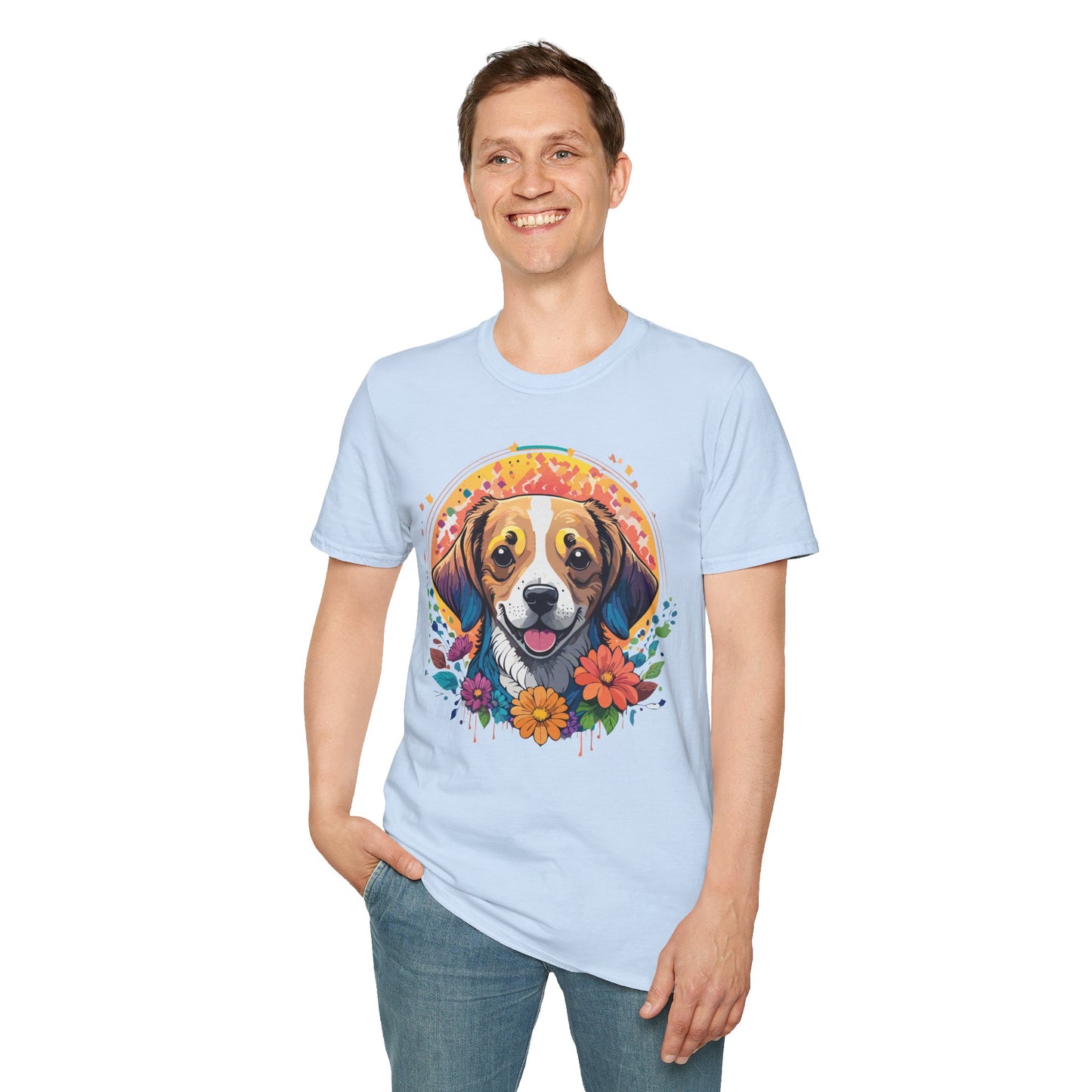 Dog Shirt, Shirt with Dog, Animal Tee, Shirt with Animals