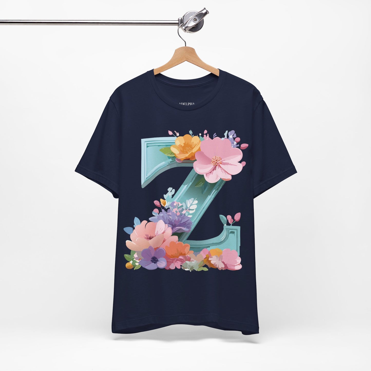 Natural Cotton Tee Shirt - Letters Collection - Z Printify