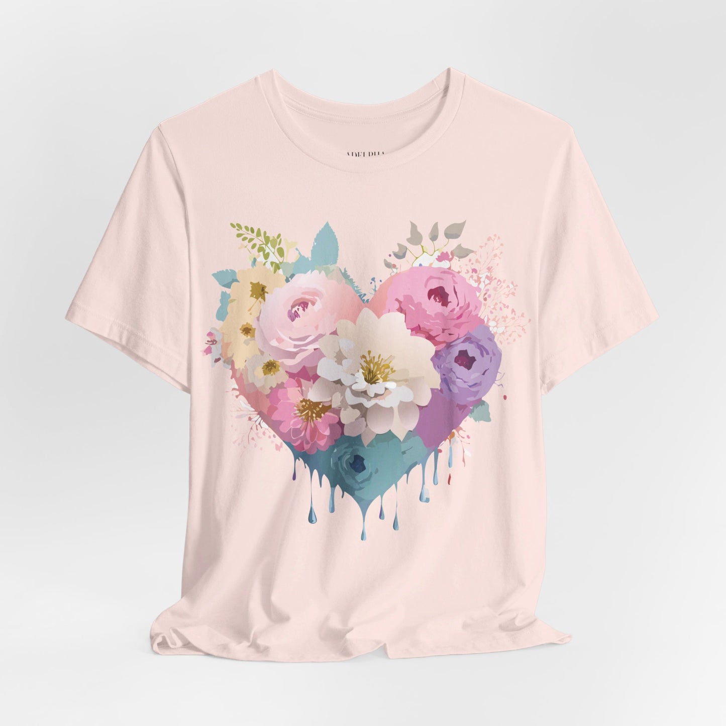 Natural Cotton Tee Shirt - Love story Collection Printify