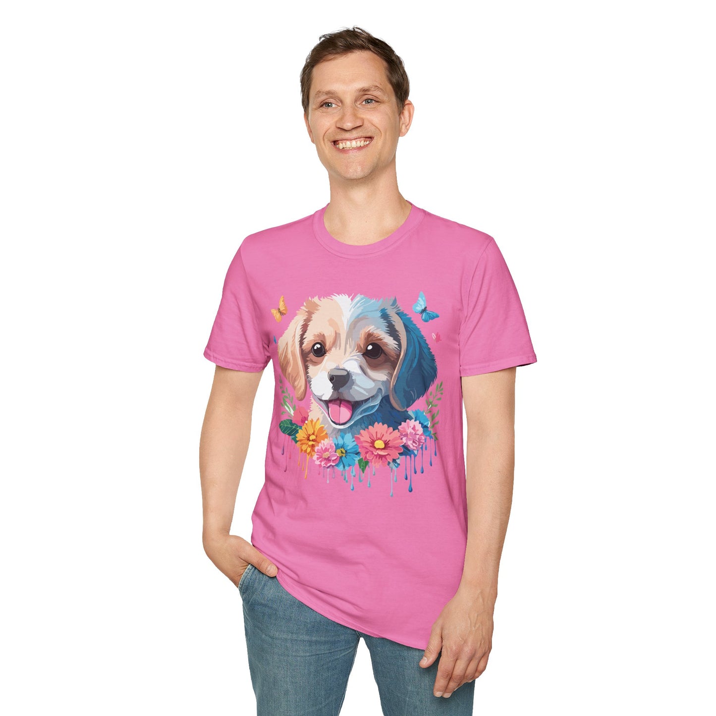 Dog Shirt, Shirt with Dog, Animal Tee, Shirt with Animals
