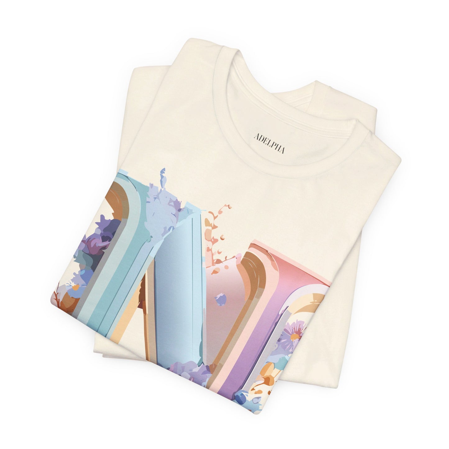 Natural Cotton Tee Shirt - Letters Collection - N Printify