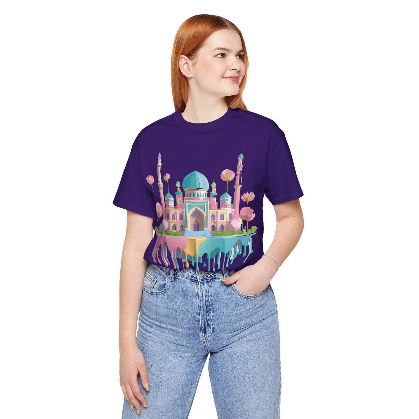 Natural Cotton Tee Shirt - Tashkent, Uzbekistan Printify