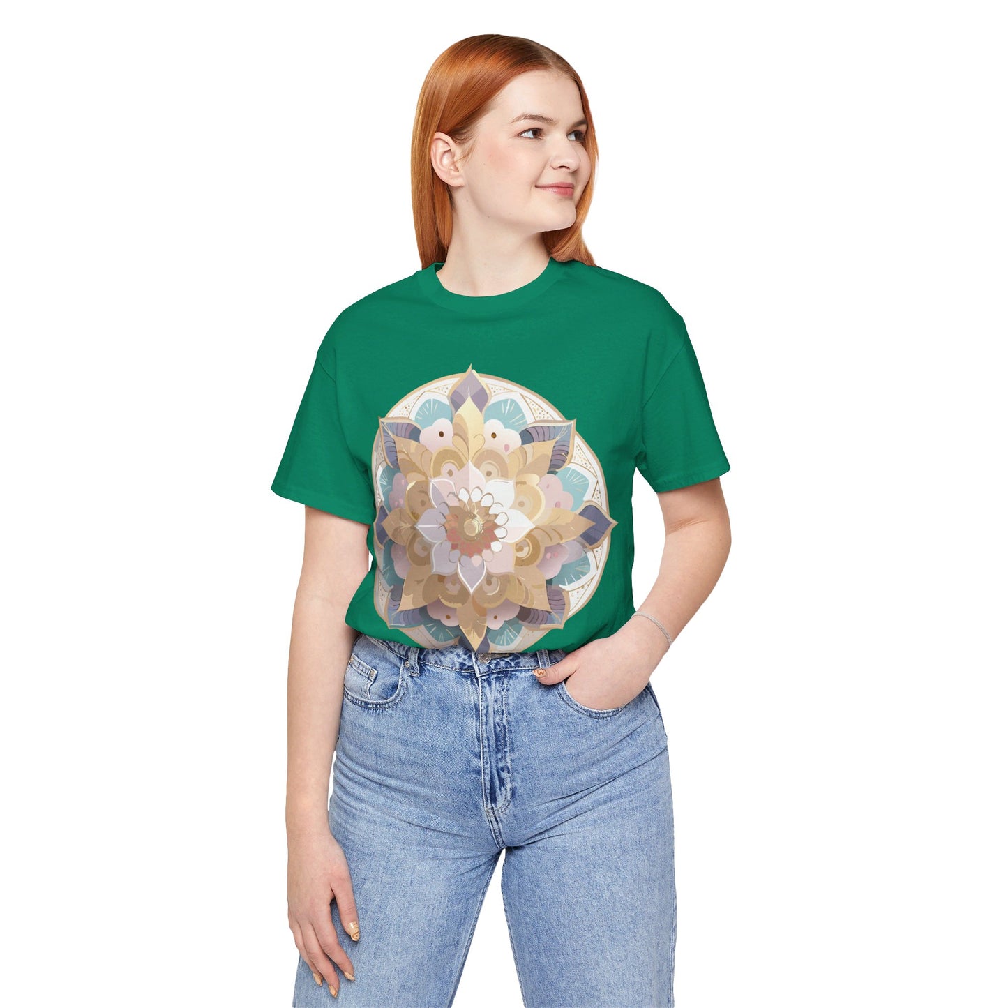 Natural Cotton Tee Shirt - Medallion Collection Printify
