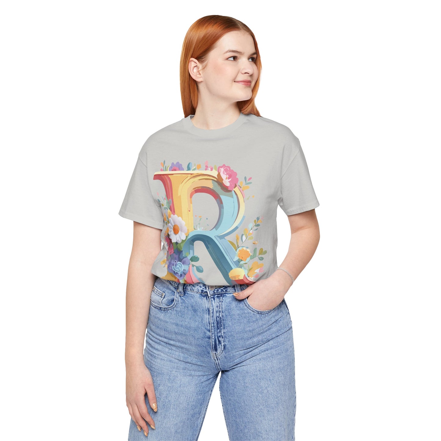 Letter Shirt, Letter R Shirt - ADELPHA