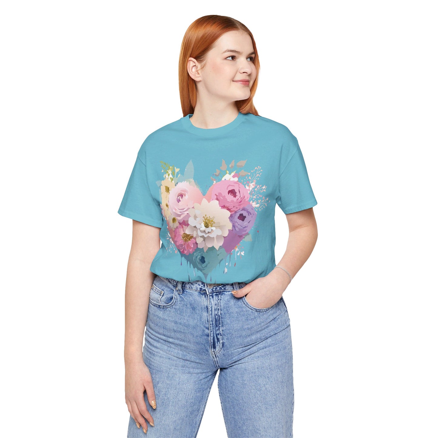 Natural Cotton Tee Shirt - Love story Collection Printify