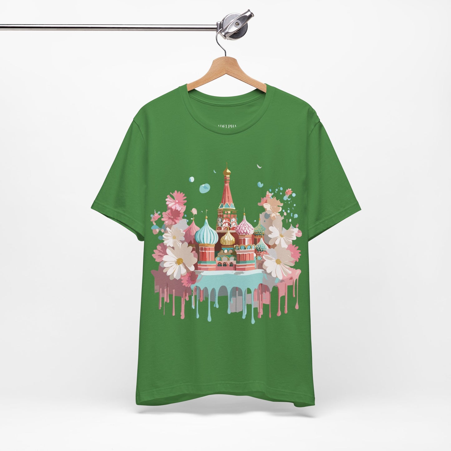 Natural Cotton Tee Shirt - Beautiful Places Collection - Moscow Printify