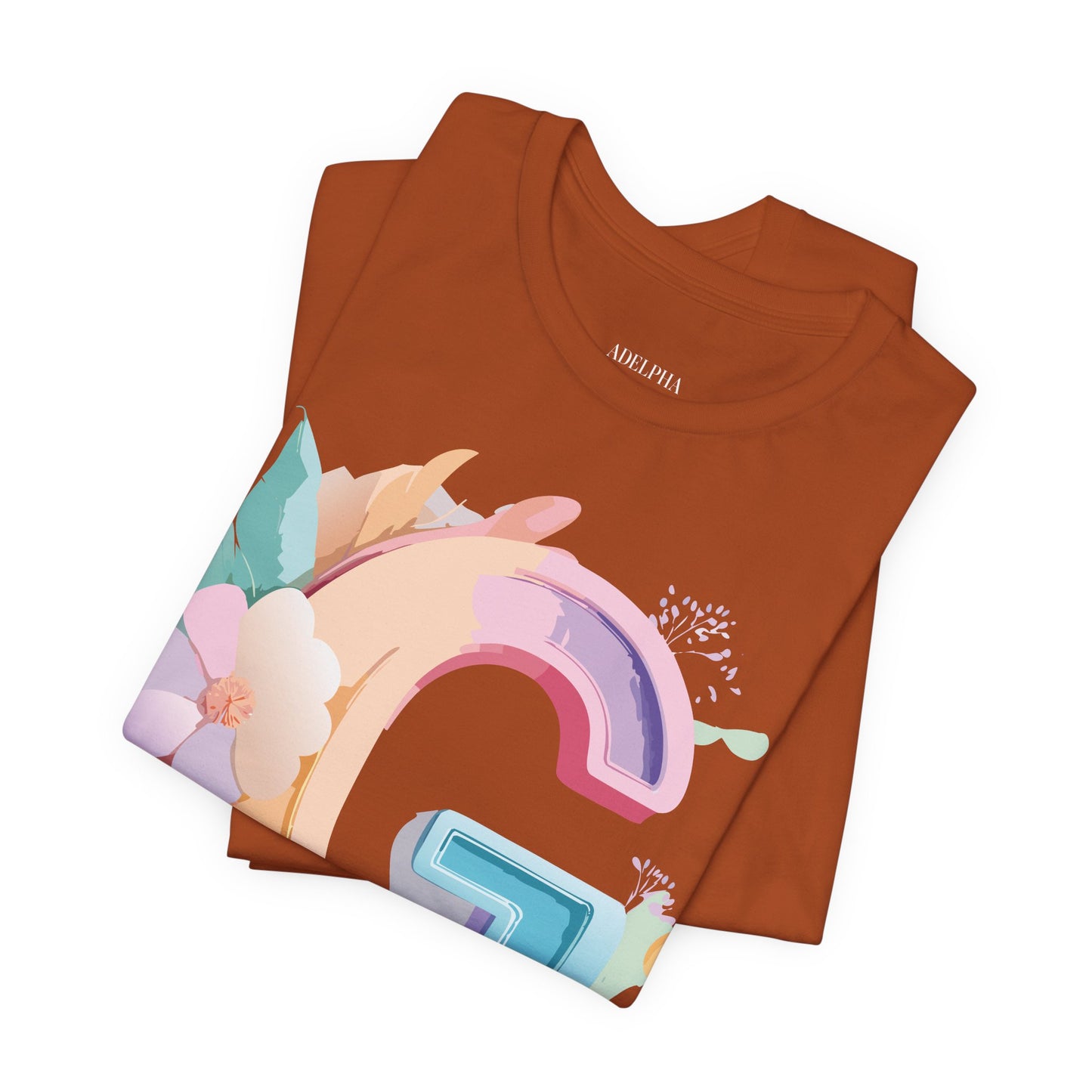 Natural Cotton Tee Shirt - Letters Collection - G Printify