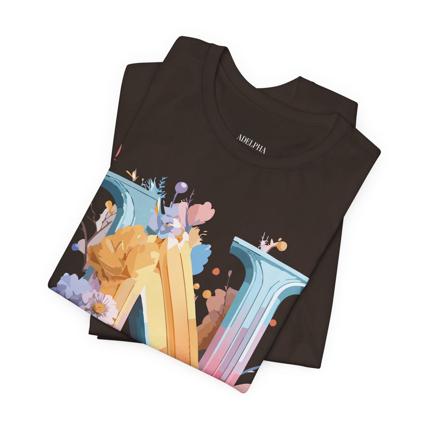 Natural Cotton Tee Shirt - Letters Collection - N Printify