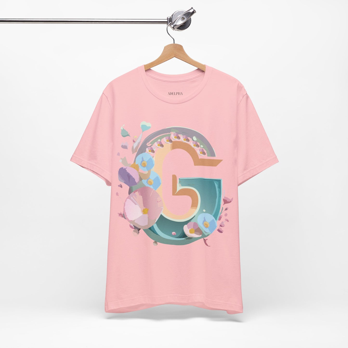 Natural Cotton Tee Shirt - Letters Collection - G Printify