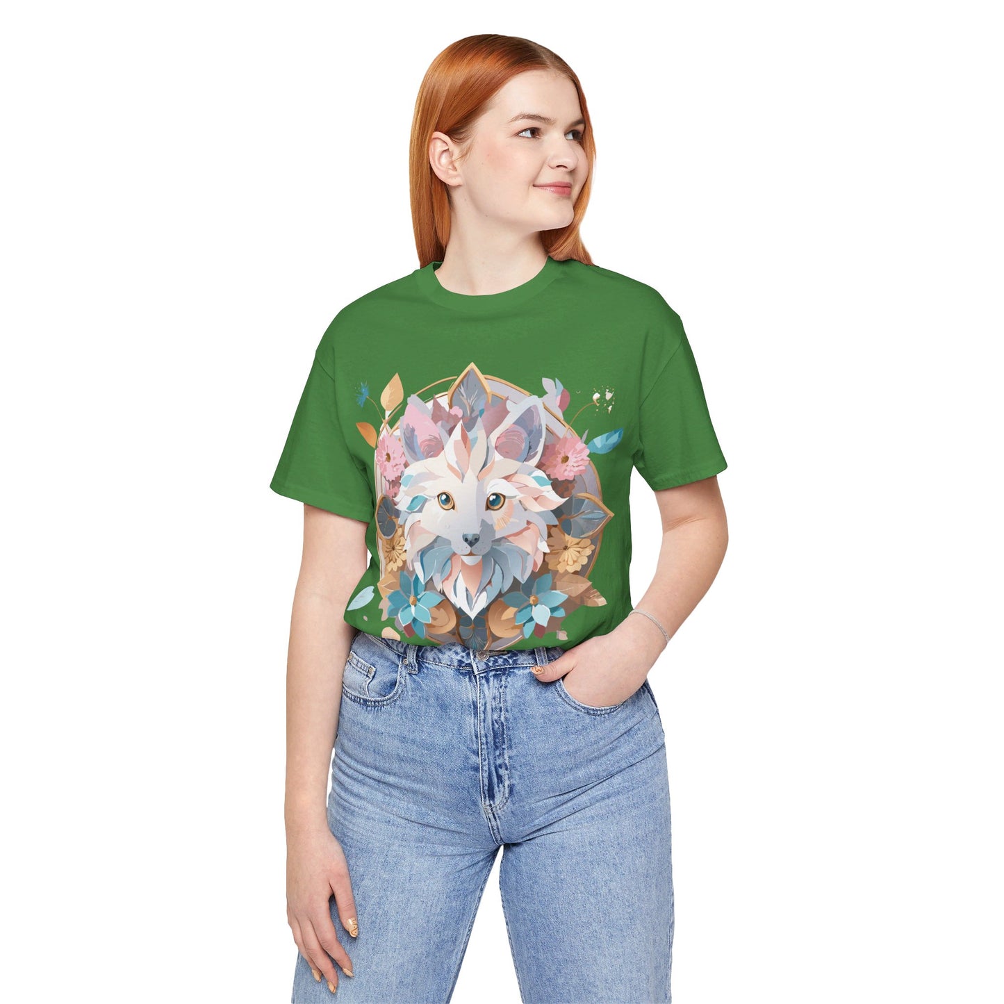 Natural Cotton Tee Shirt - Medallion Collection Printify