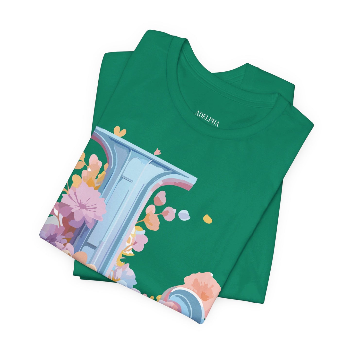 Natural Cotton Tee Shirt - Letters Collection - L Printify