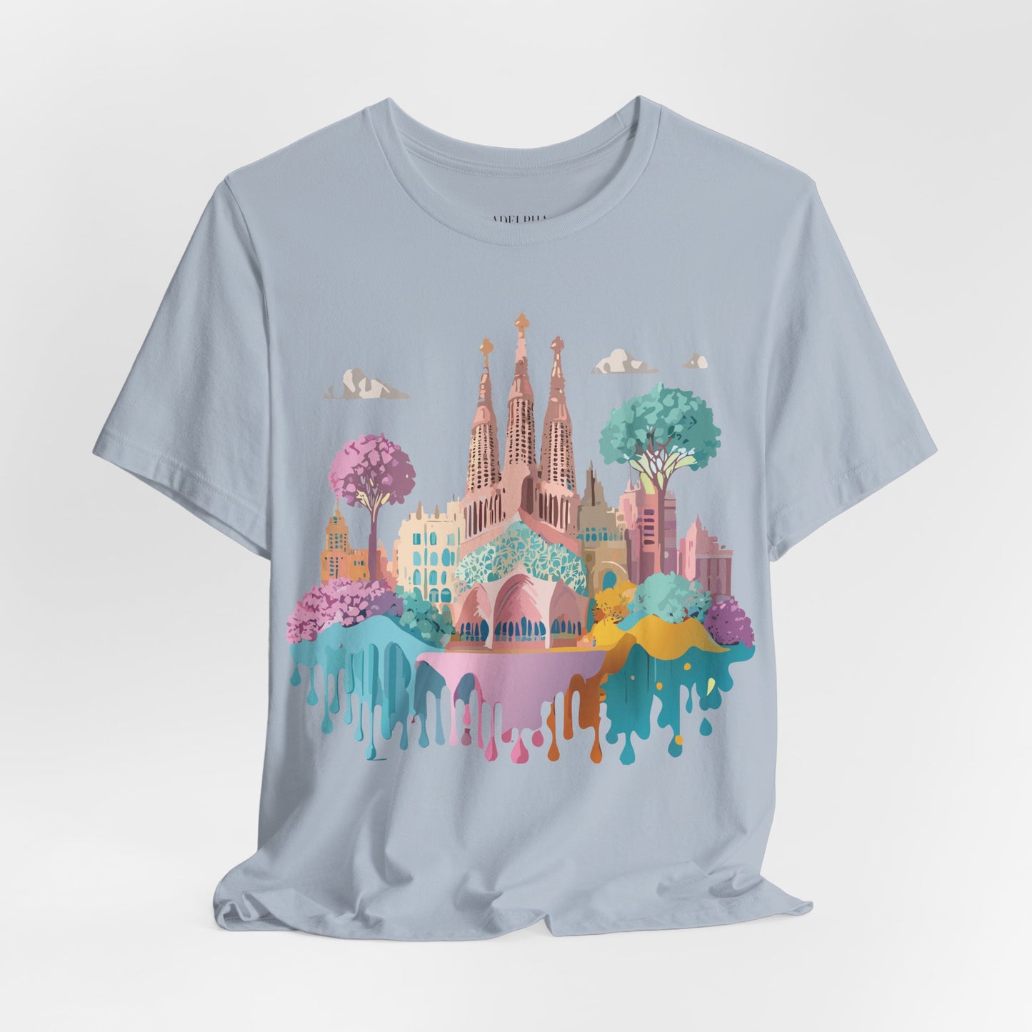 Tourist Shirt, Shirt with Barcelona - ADELPHA