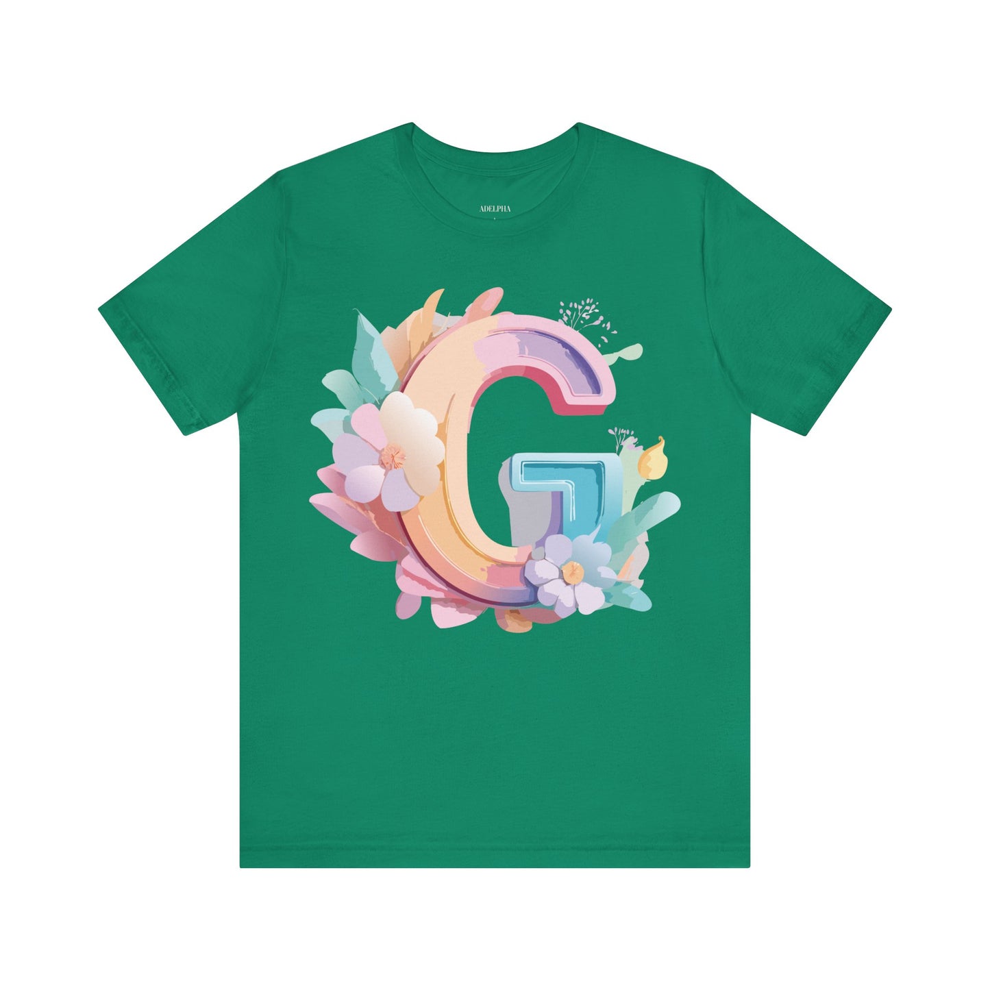 Natural Cotton Tee Shirt - Letters Collection - G Printify