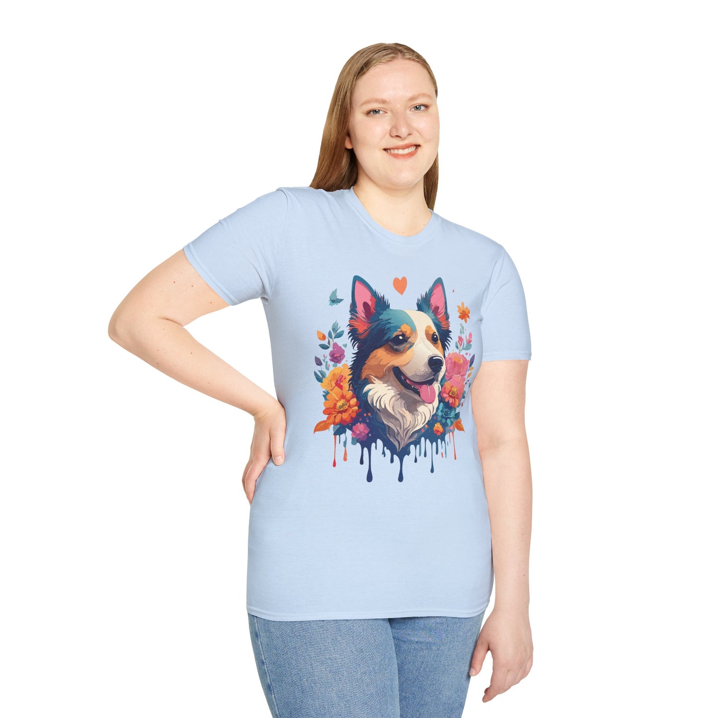 Dog Shirt, Shirt with Dog, Animal Tee, Shirt with Animals