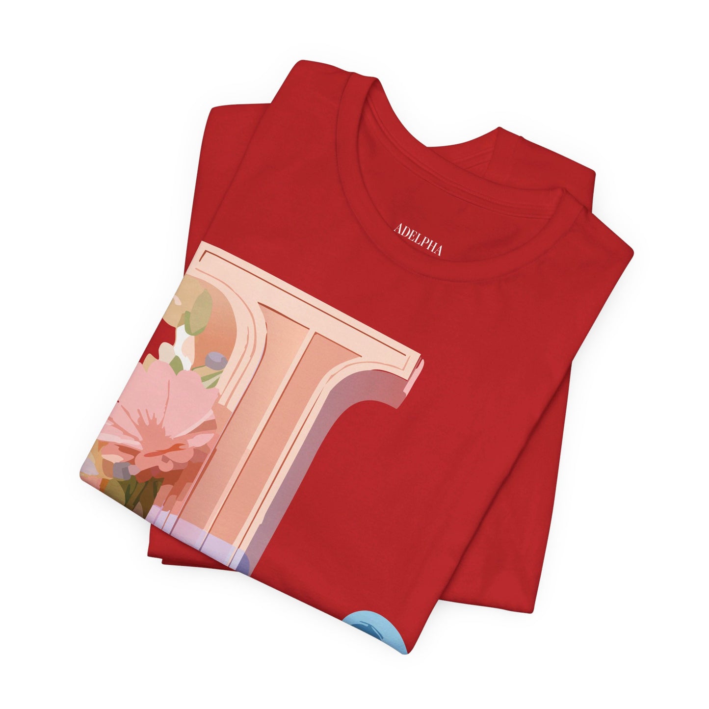 Natural Cotton Tee Shirt - Letters Collection - L Printify