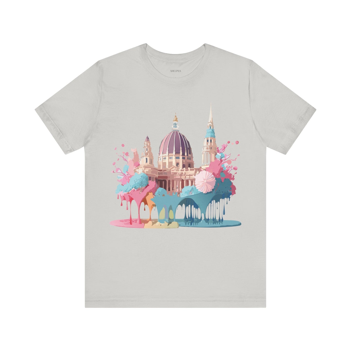 Natural Cotton Tee Shirt - Beautiful Places Collection - Vienna Printify