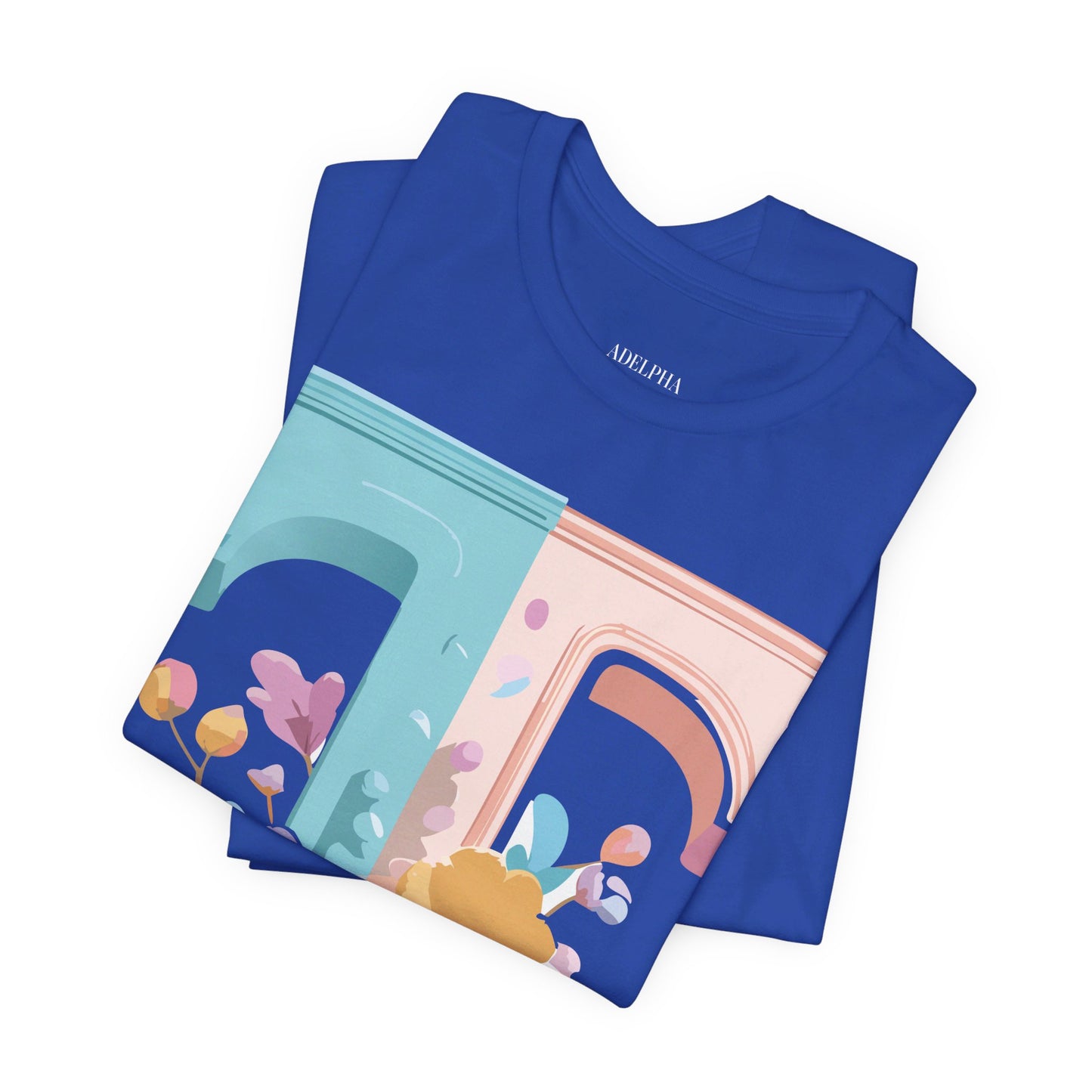 Natural Cotton Tee Shirt - Letters Collection - T Printify