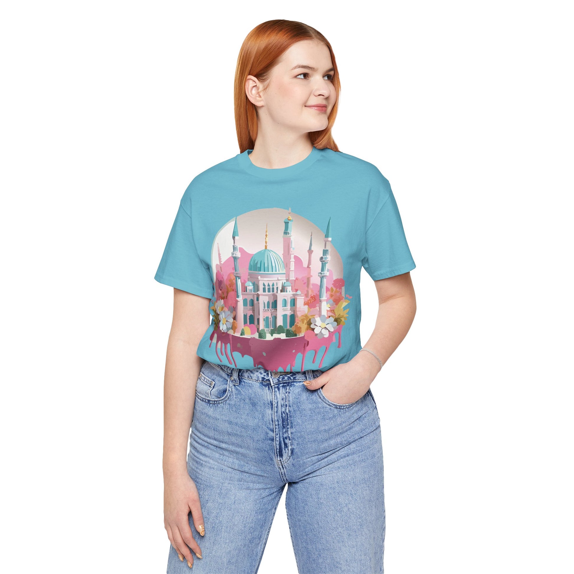 Natural Cotton Tee Shirt - Istanbul, Turkey Printify