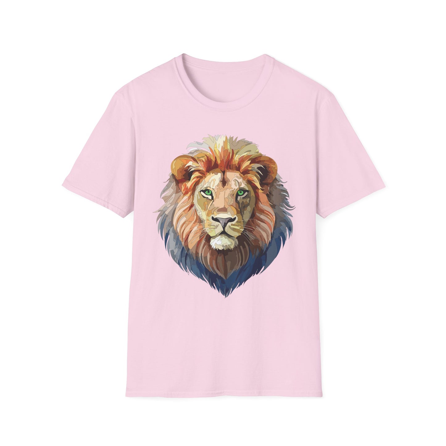Lion Shirt, Shirt with Lion, Floral Lion Tee, Shirt with Animals