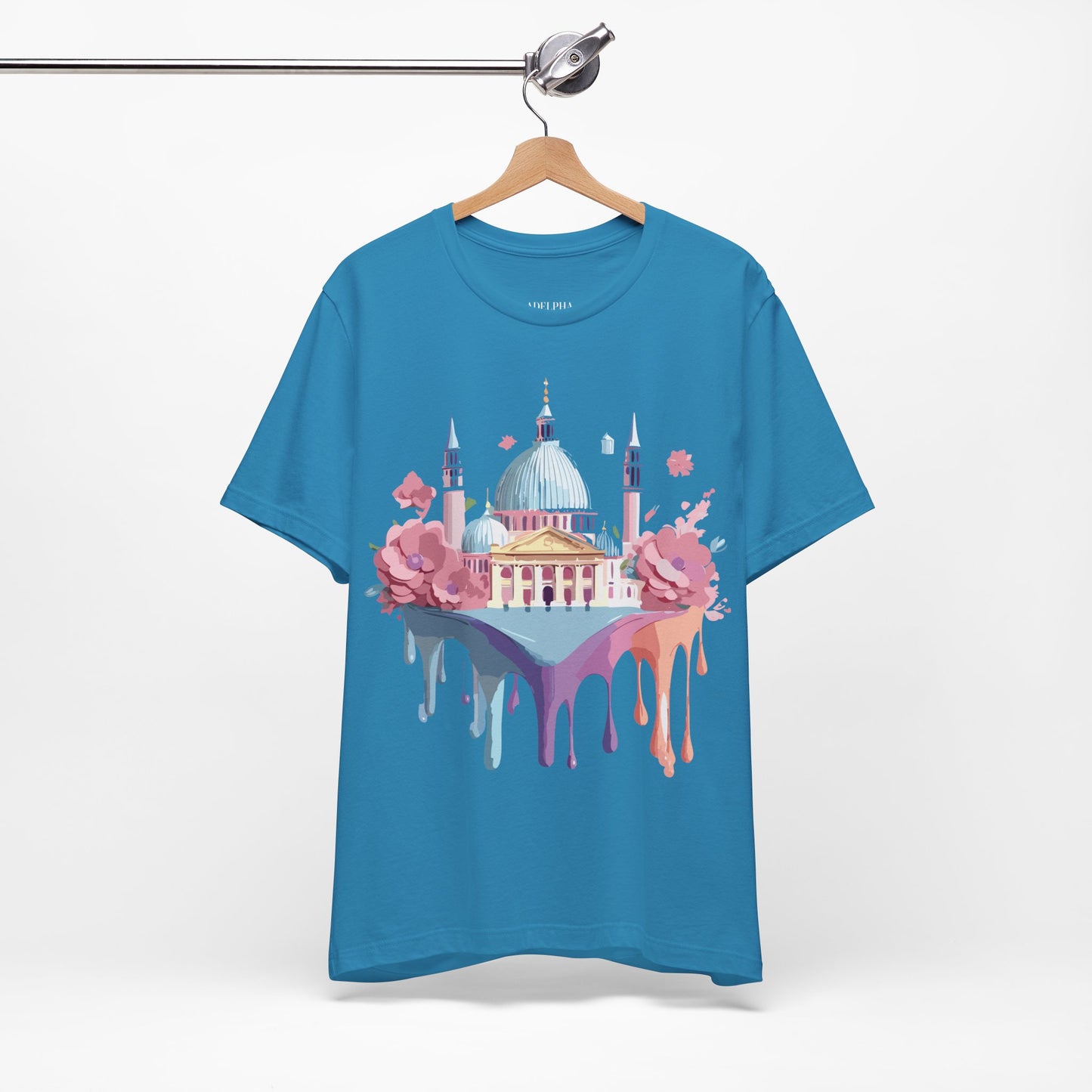 Natural Cotton Tee Shirt - Beautiful Places Collection - Venice Printify