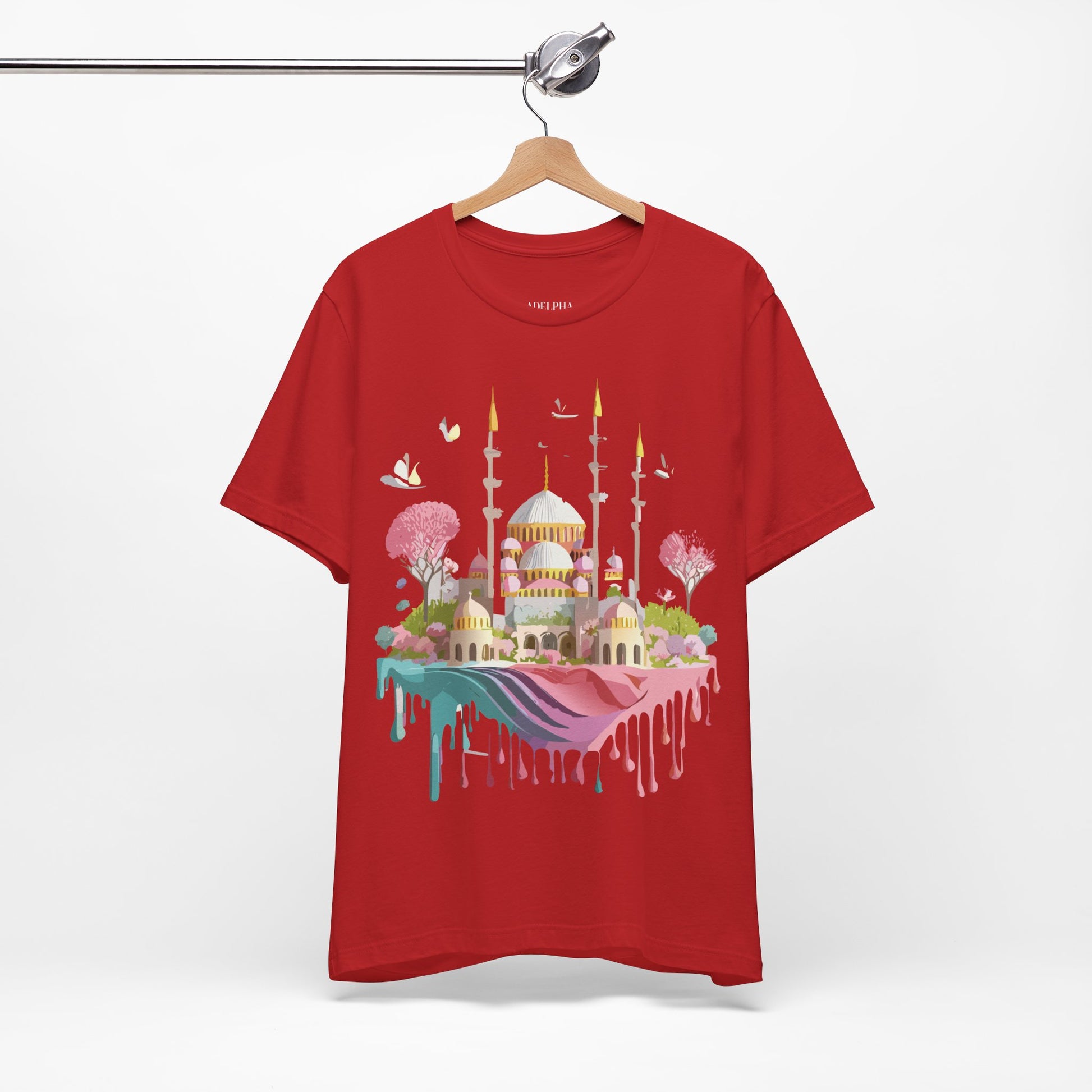 Natural Cotton Tee Shirt - Istanbul, Turkey Printify