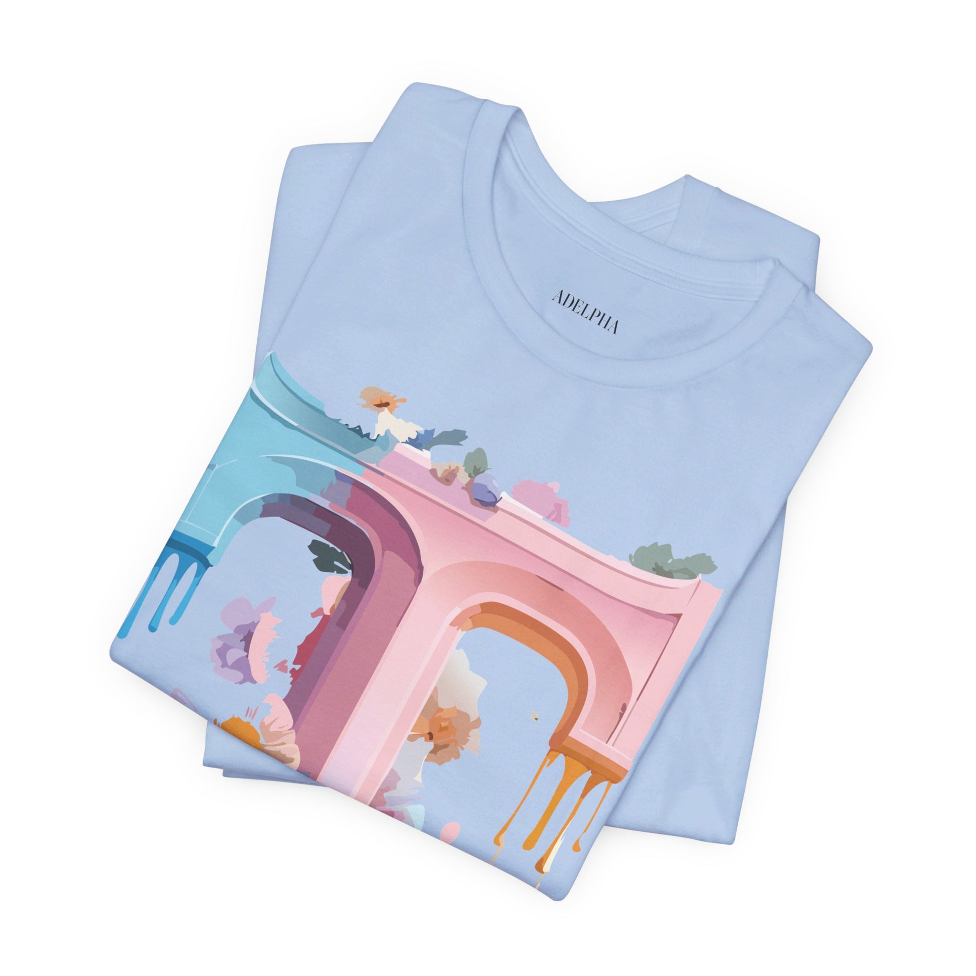 Natural Cotton Tee Shirt - Letters Collection - T Printify