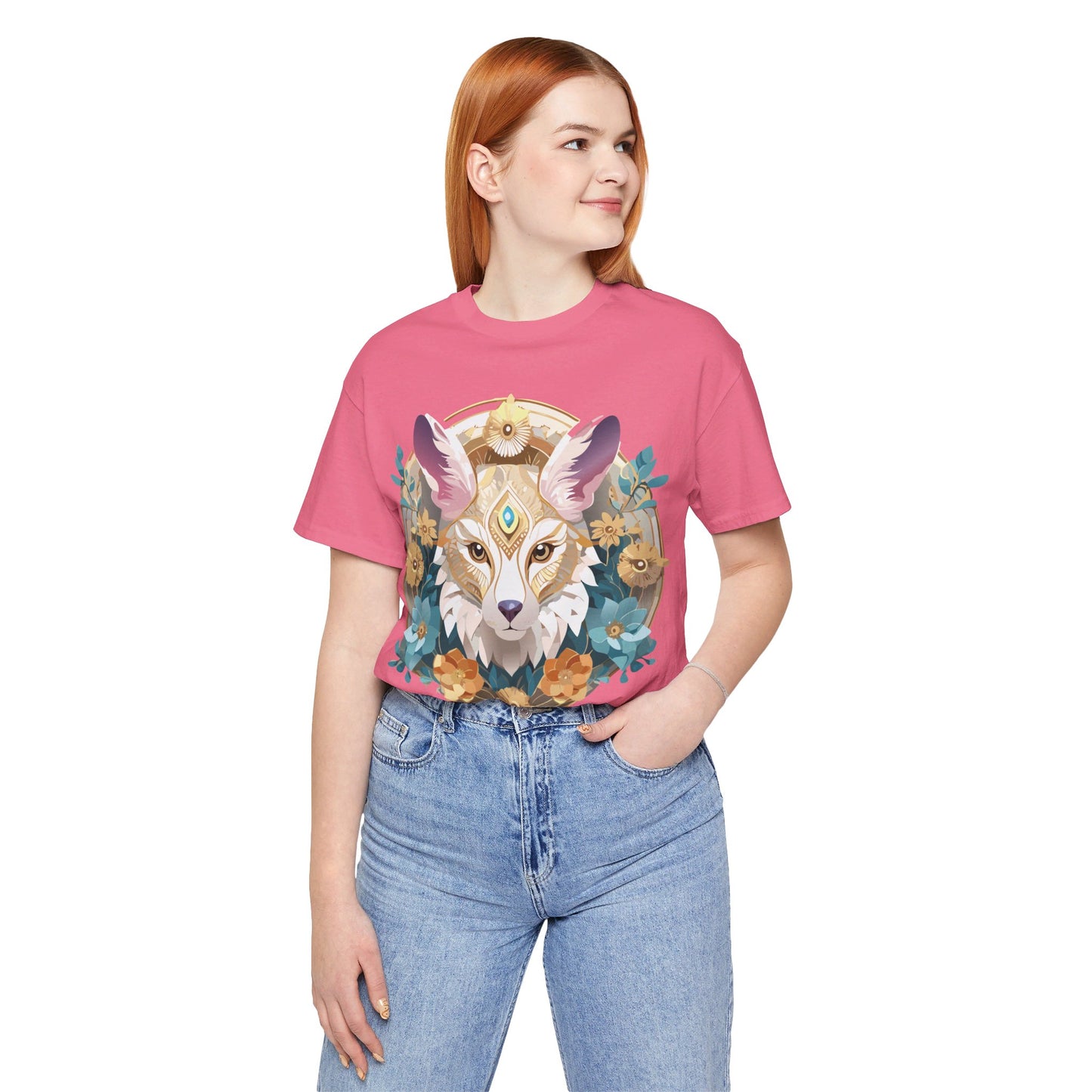 Natural Cotton Tee Shirt - Medallion Collection Printify
