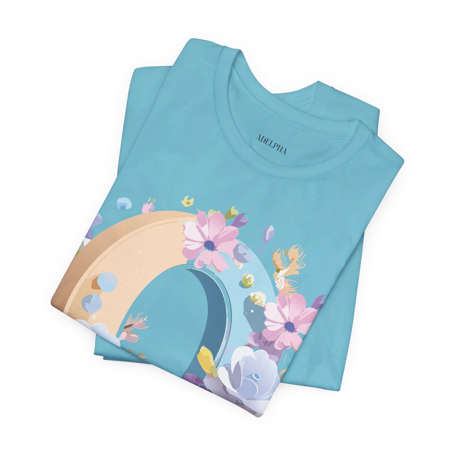 Natural Cotton Tee Shirt - Letters Collection - O Printify