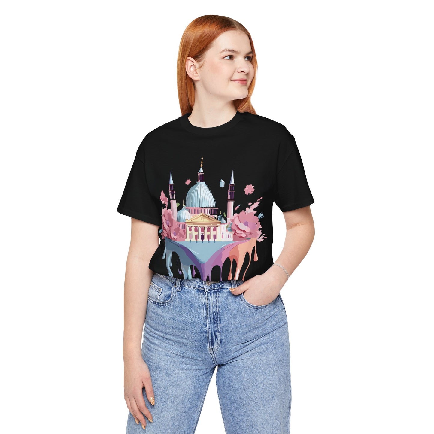 Natural Cotton Tee Shirt - Beautiful Places Collection - Venice Printify