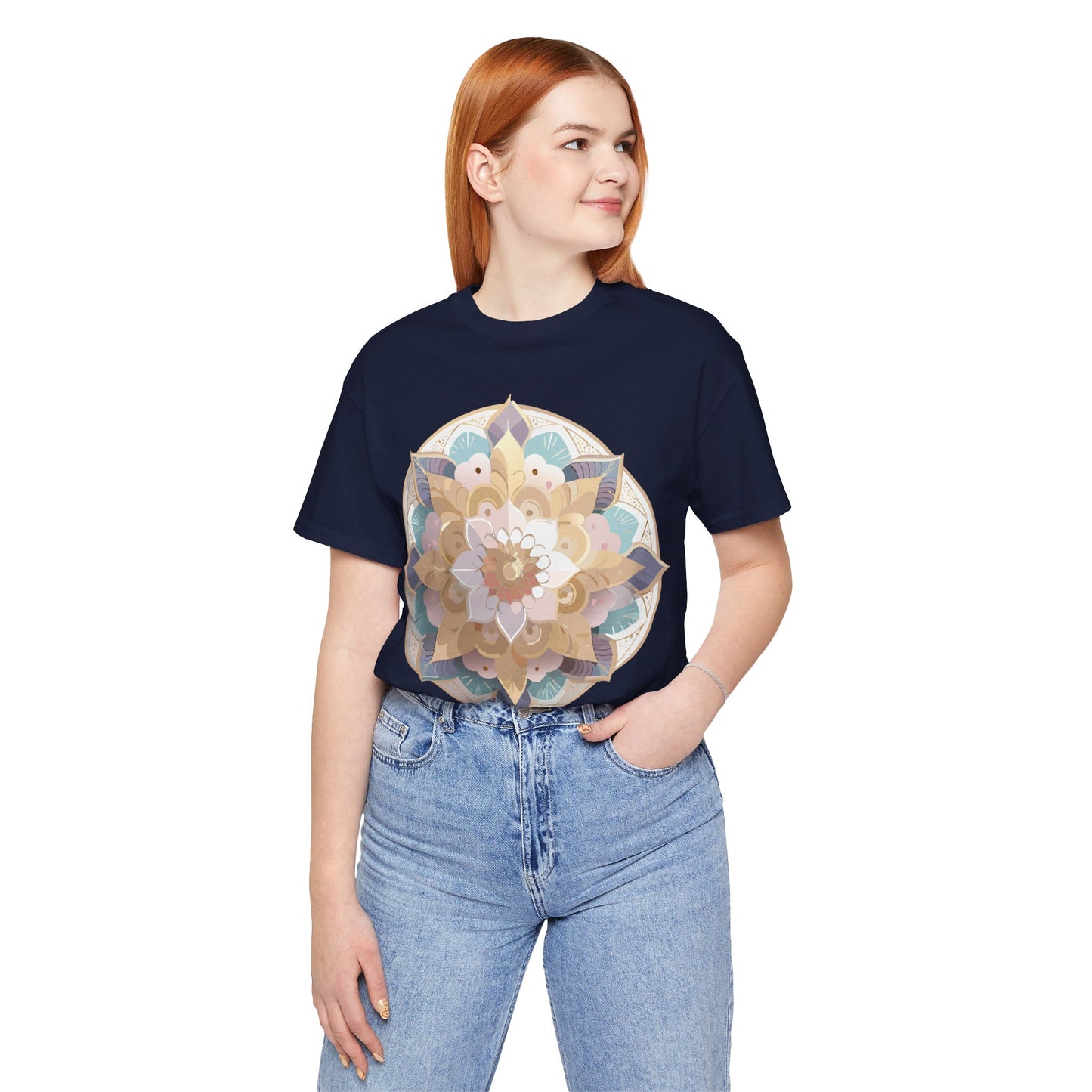 Natural Cotton Tee Shirt - Medallion Collection Printify