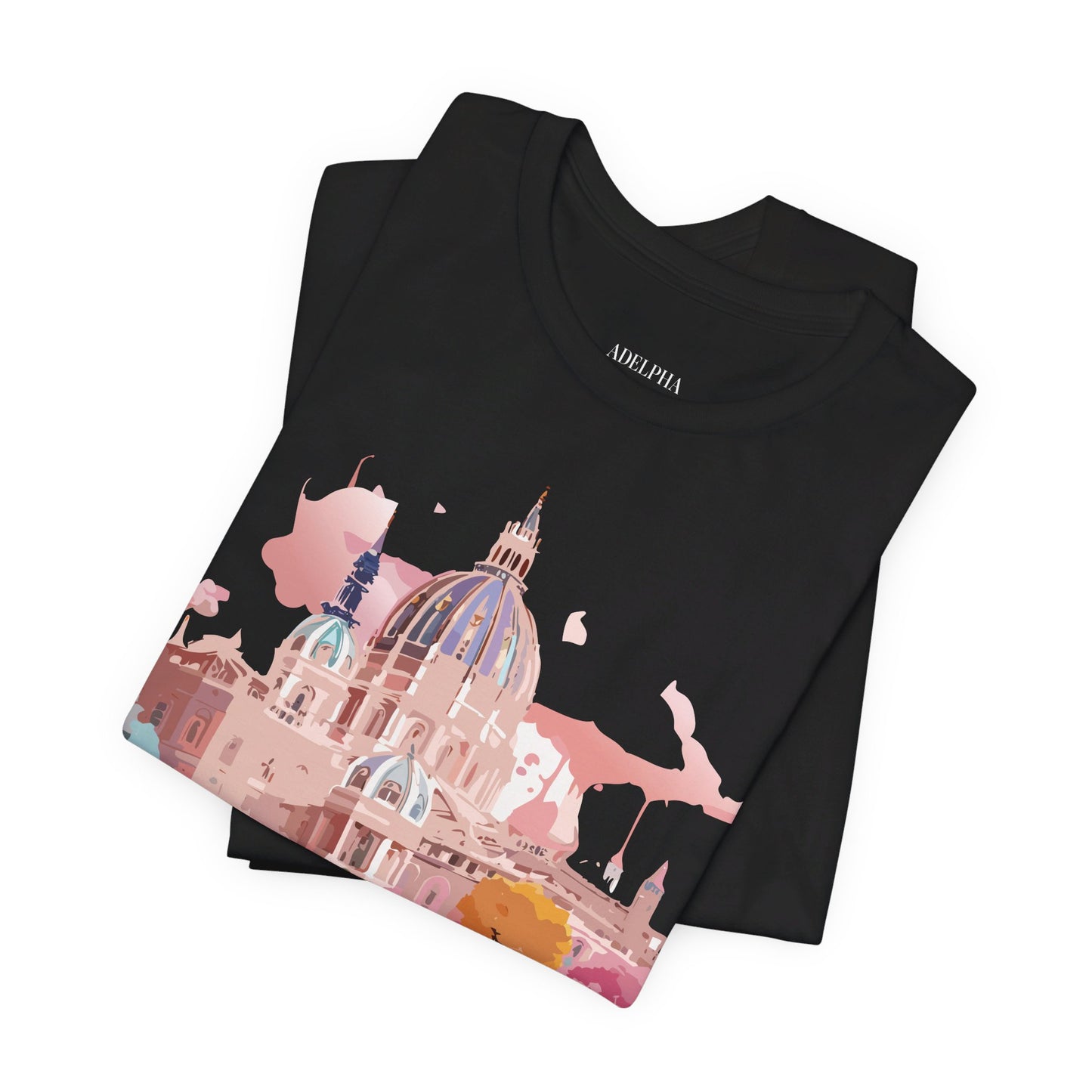 Natural Cotton Tee Shirt - Beautiful Places Collection - Vienna Printify