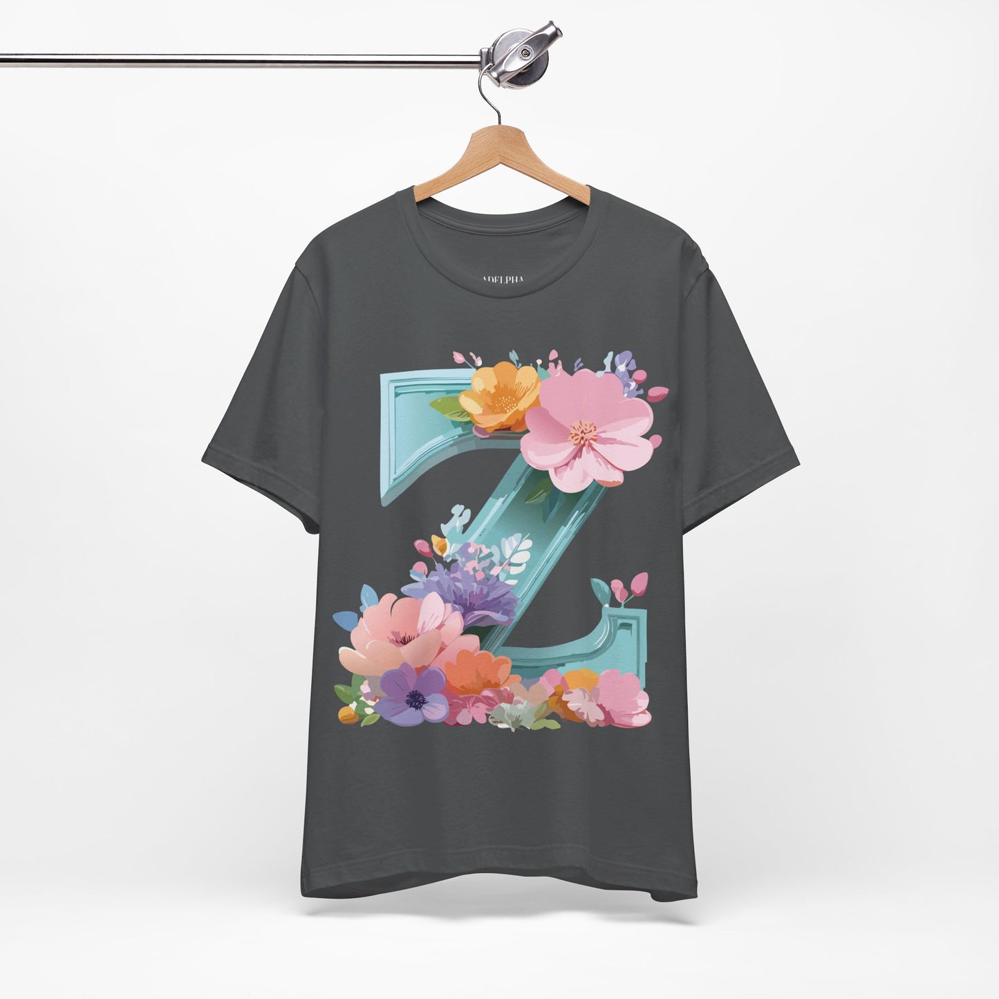 Natural Cotton Tee Shirt - Letters Collection - Z Printify