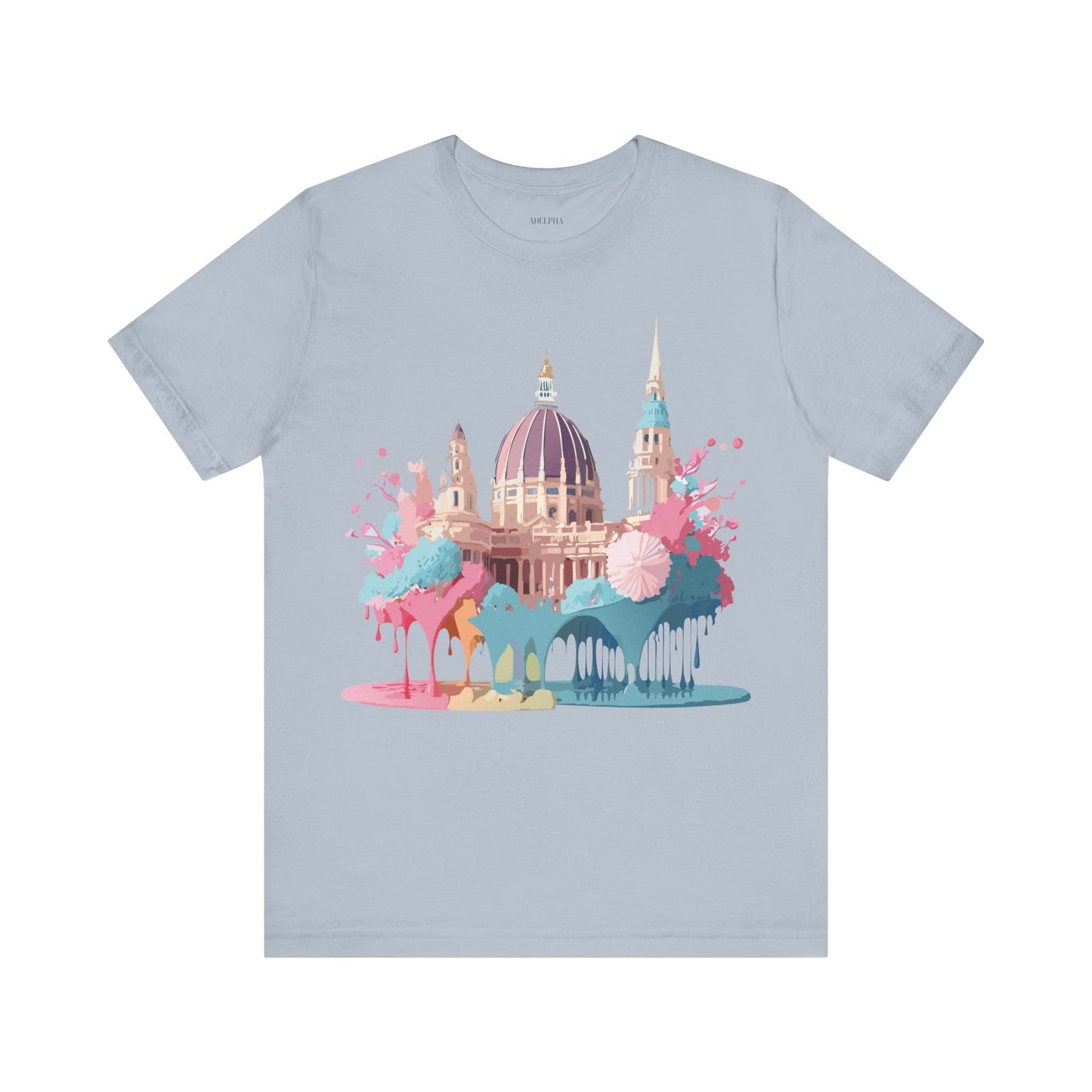 Natural Cotton Tee Shirt - Beautiful Places Collection - Vienna Printify