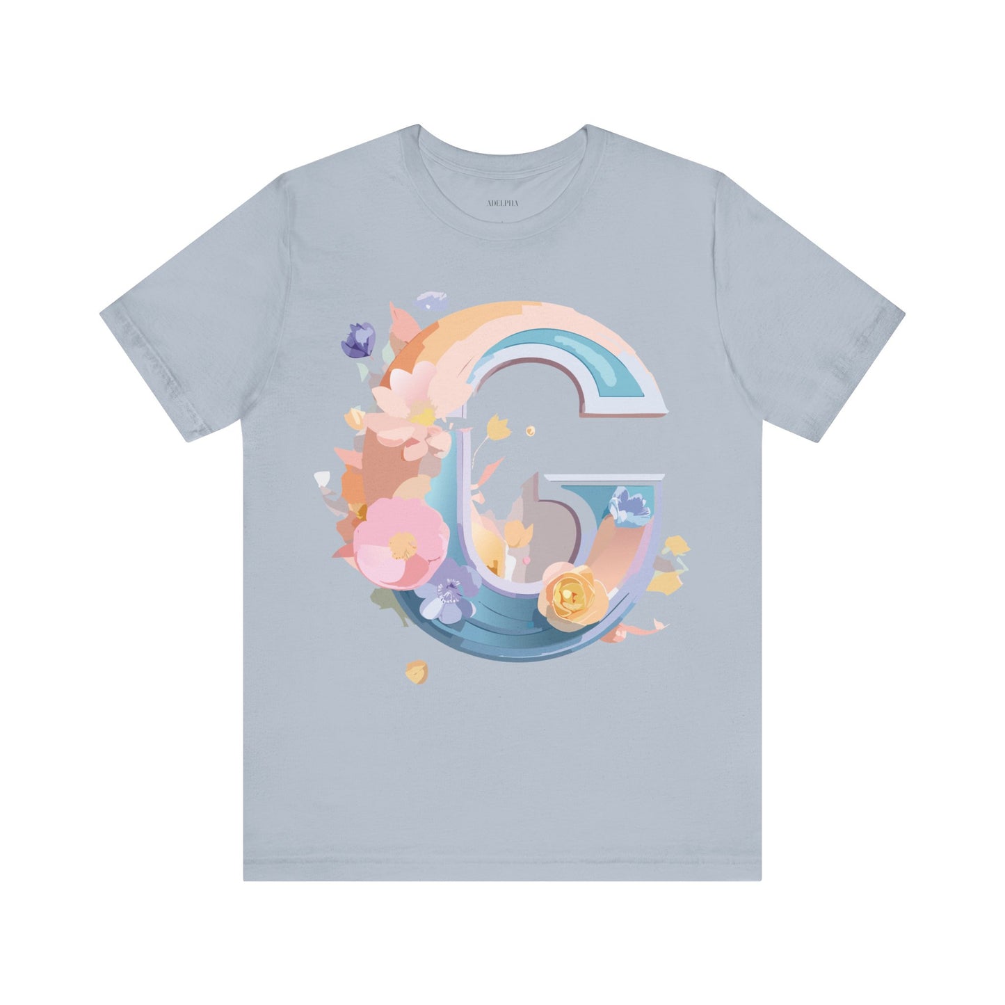 Natural Cotton Tee Shirt - Letters Collection - G Printify