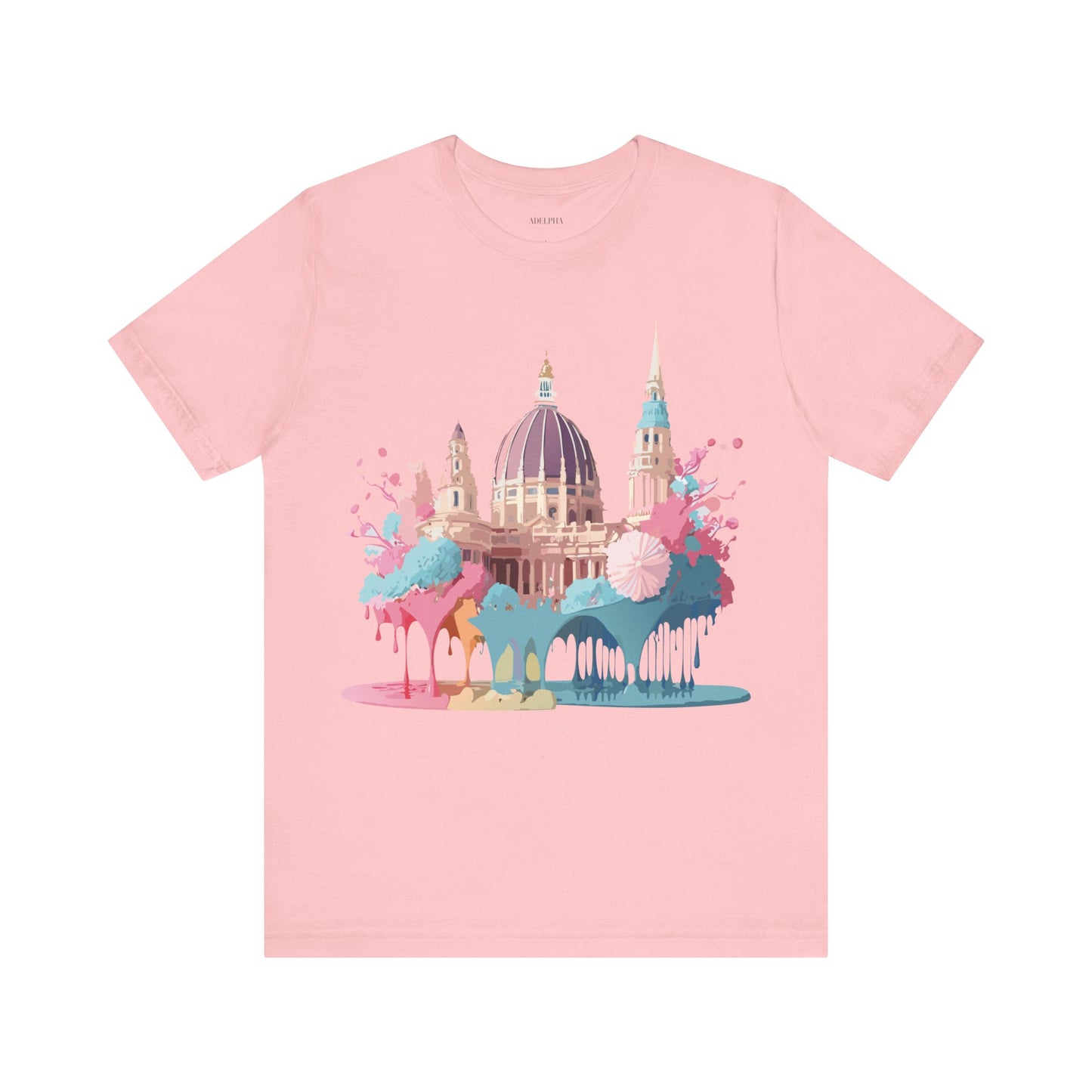 Natural Cotton Tee Shirt - Beautiful Places Collection - Vienna Printify