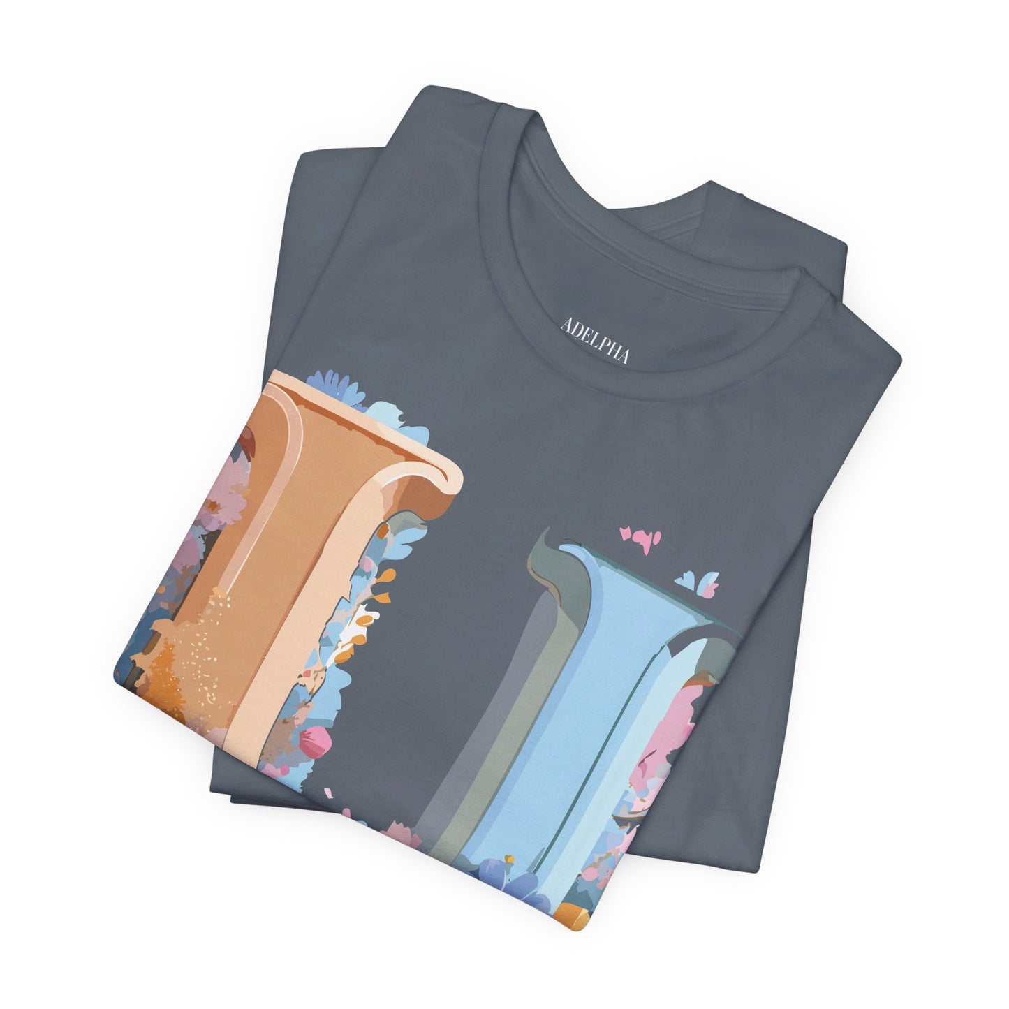 Natural Cotton Tee Shirt - Letters Collection - U Printify