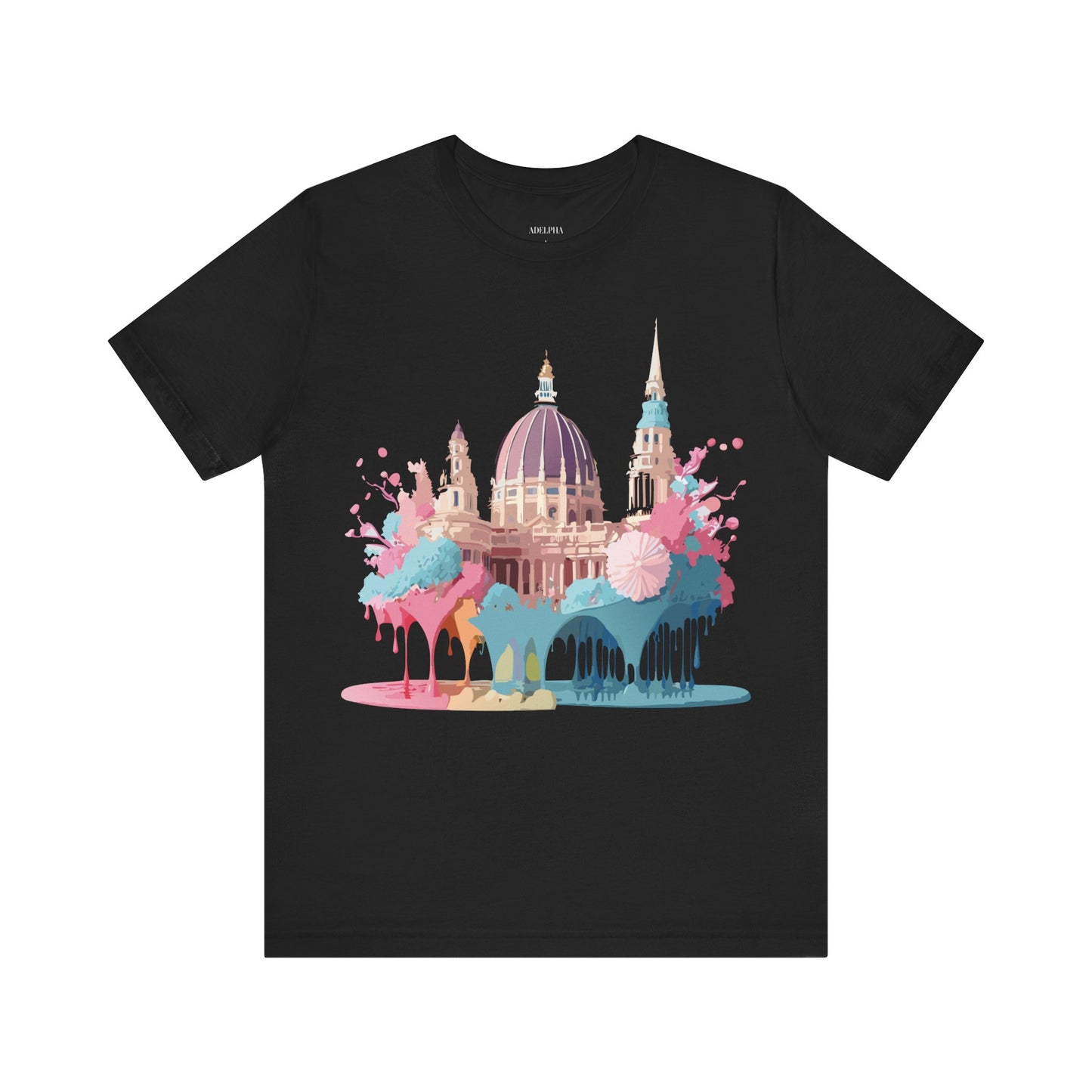 Natural Cotton Tee Shirt - Beautiful Places Collection - Vienna Printify
