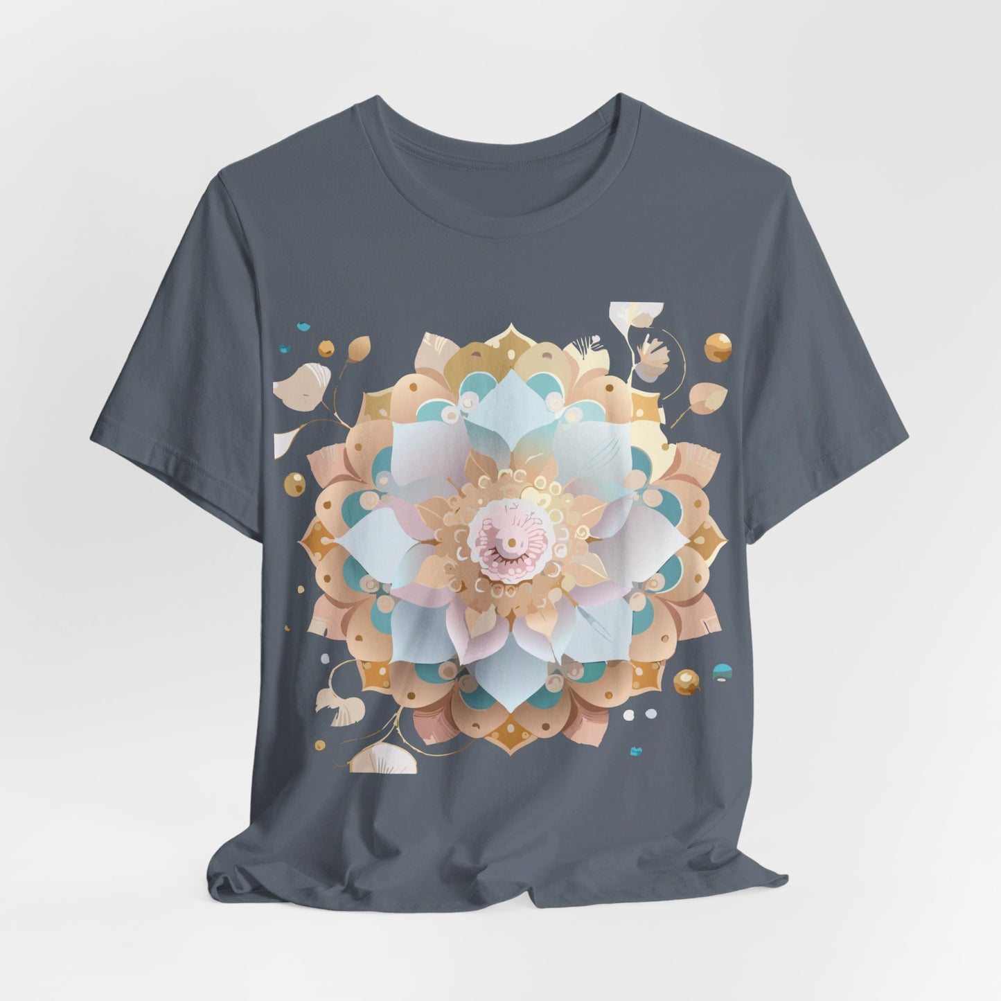 Natural Cotton Tee Shirt - Medallion Collection Printify