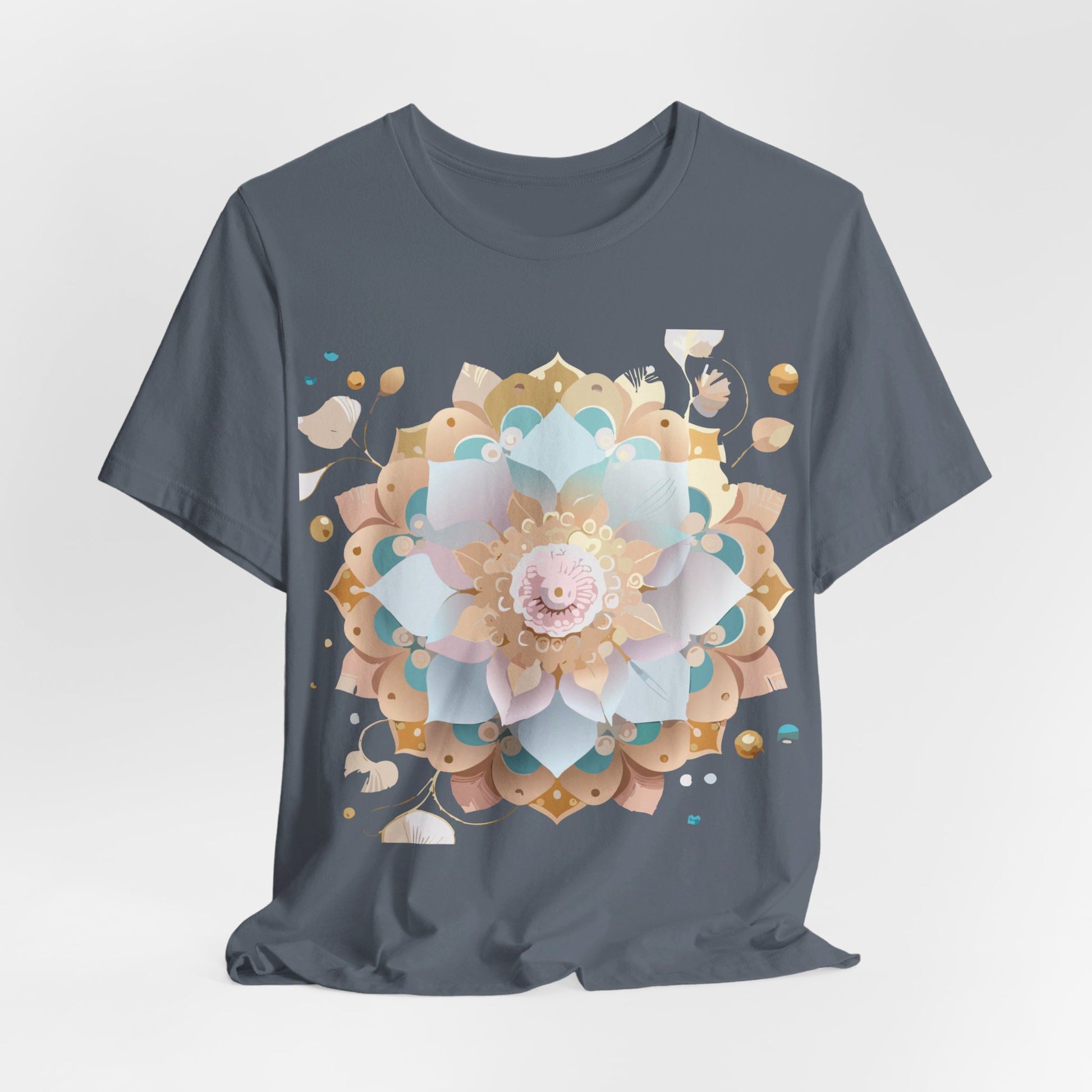 Natural Cotton Tee Shirt - Medallion Collection Printify