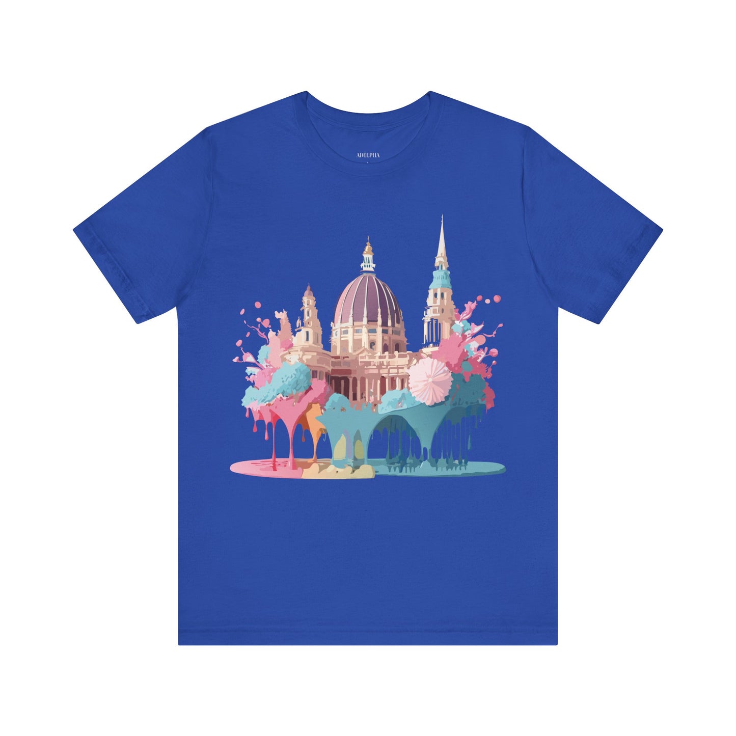 Natural Cotton Tee Shirt - Beautiful Places Collection - Vienna Printify
