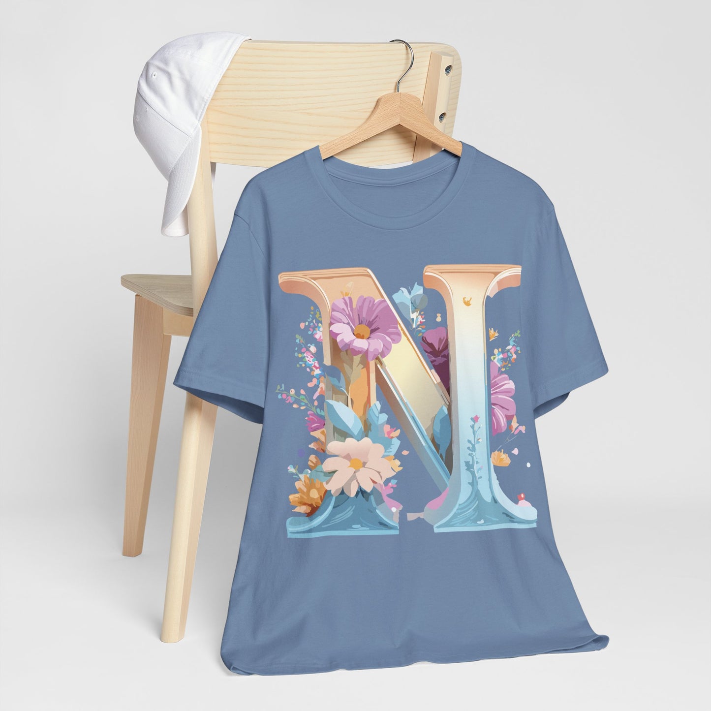 Letter Shirt, Letter N Shirt - ADELPHA