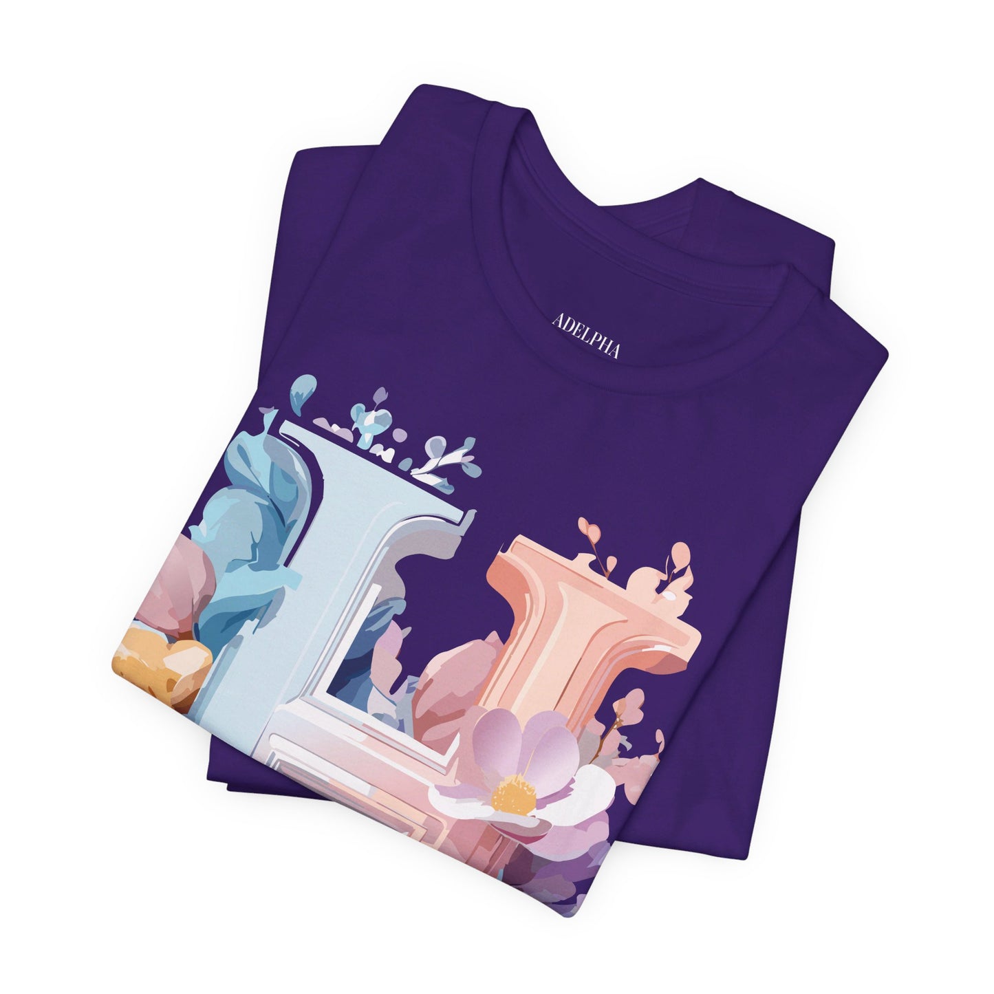 Natural Cotton Tee Shirt - Letters Collection - H Printify