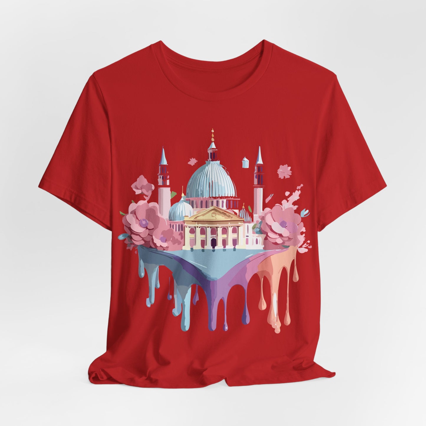 Natural Cotton Tee Shirt - Beautiful Places Collection - Venice Printify